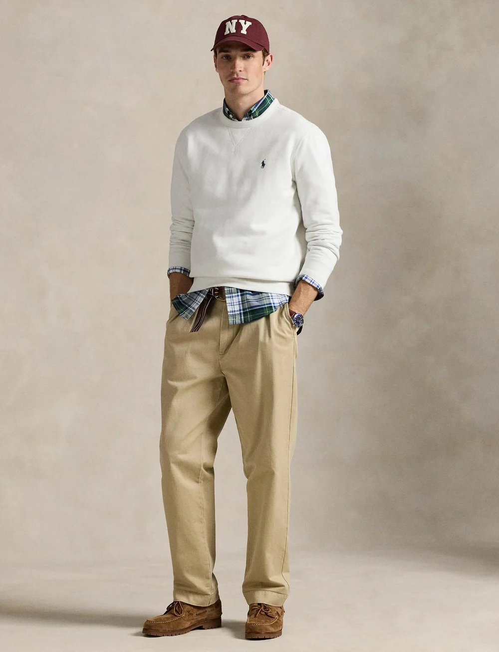 Polo Ralph Lauren - The RL Fleece Sweatshirt - truien - white/c7996 - 0