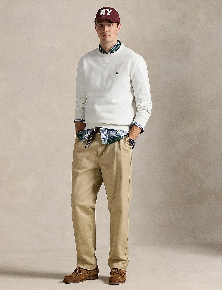 Polo Ralph Lauren - The RL Fleece Sweatshirt - shop by occasion - white/c7996 - 0