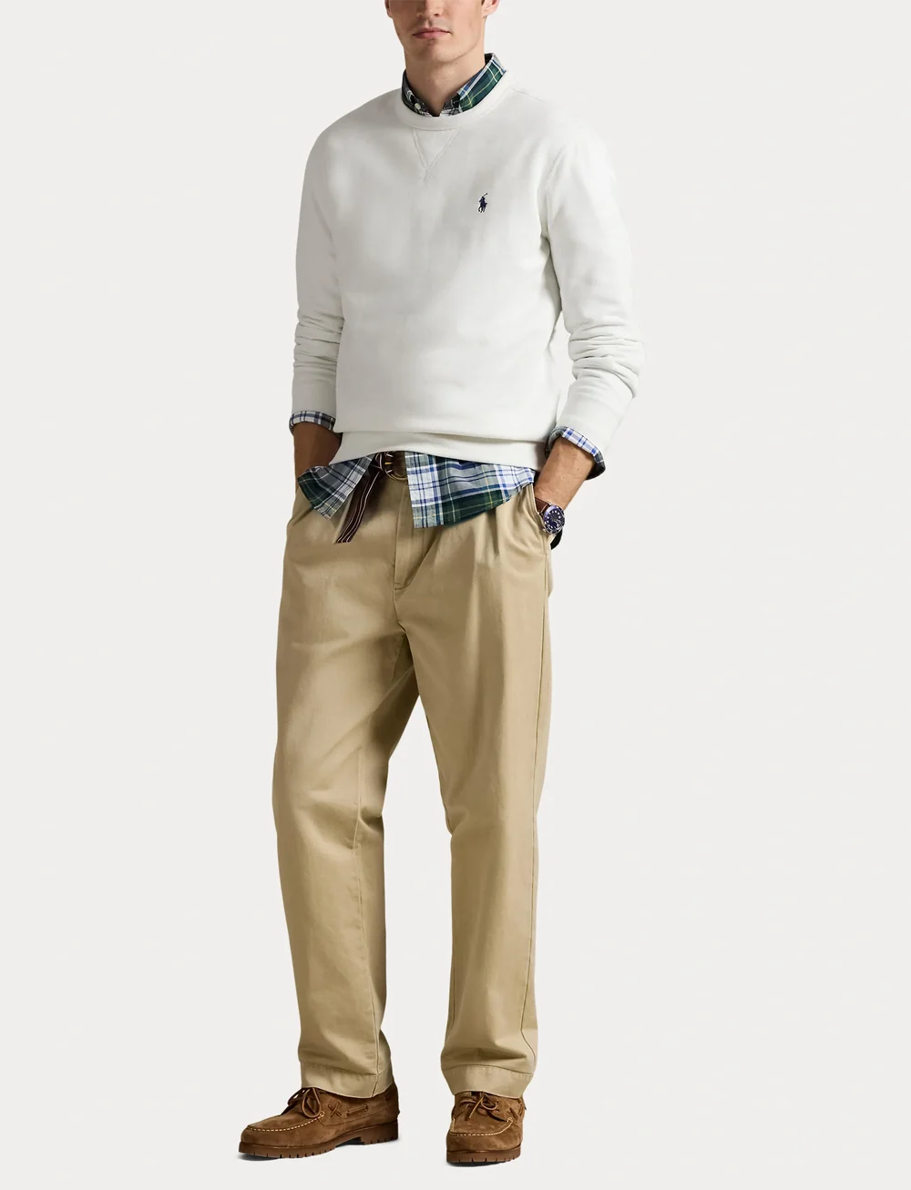 Polo Ralph Lauren - The RL Fleece Sweatshirt - truien - white/c7996 - 4