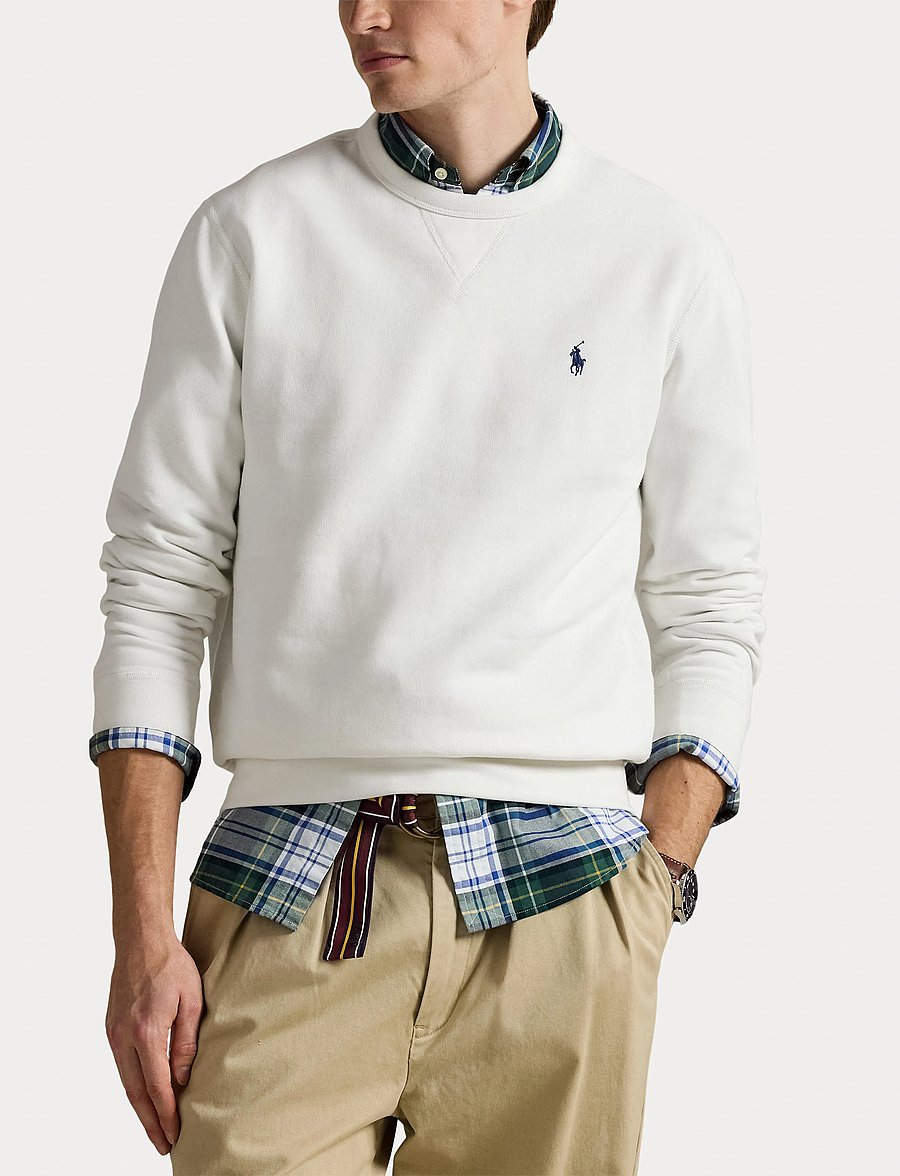 Polo Ralph Lauren - The RL Fleece Sweatshirt - shop by occasion - white/c7996 - 5