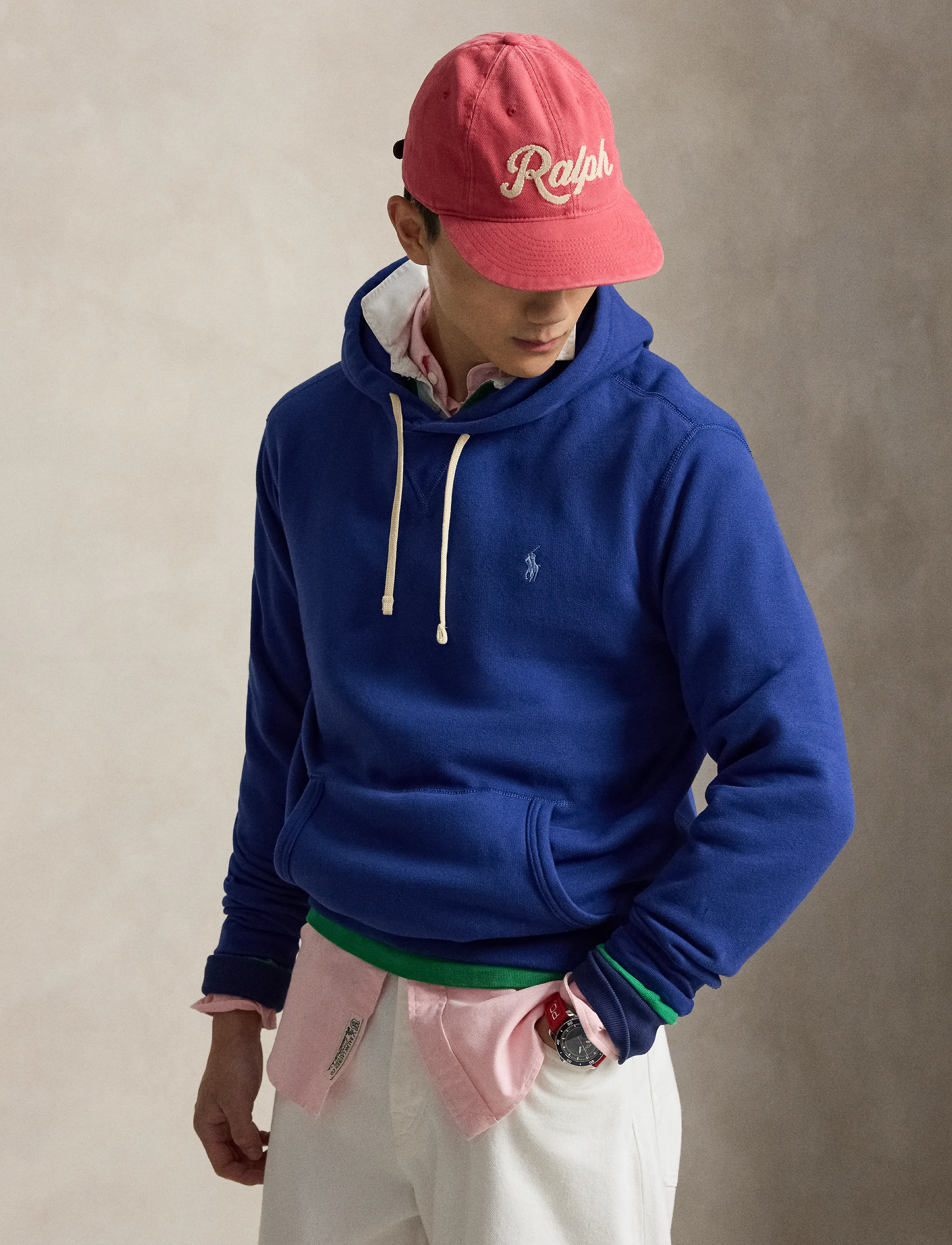 Polo Ralph Lauren The RL Fleece Hoodie - Sporta džemperi - BLUE YACHT / blue