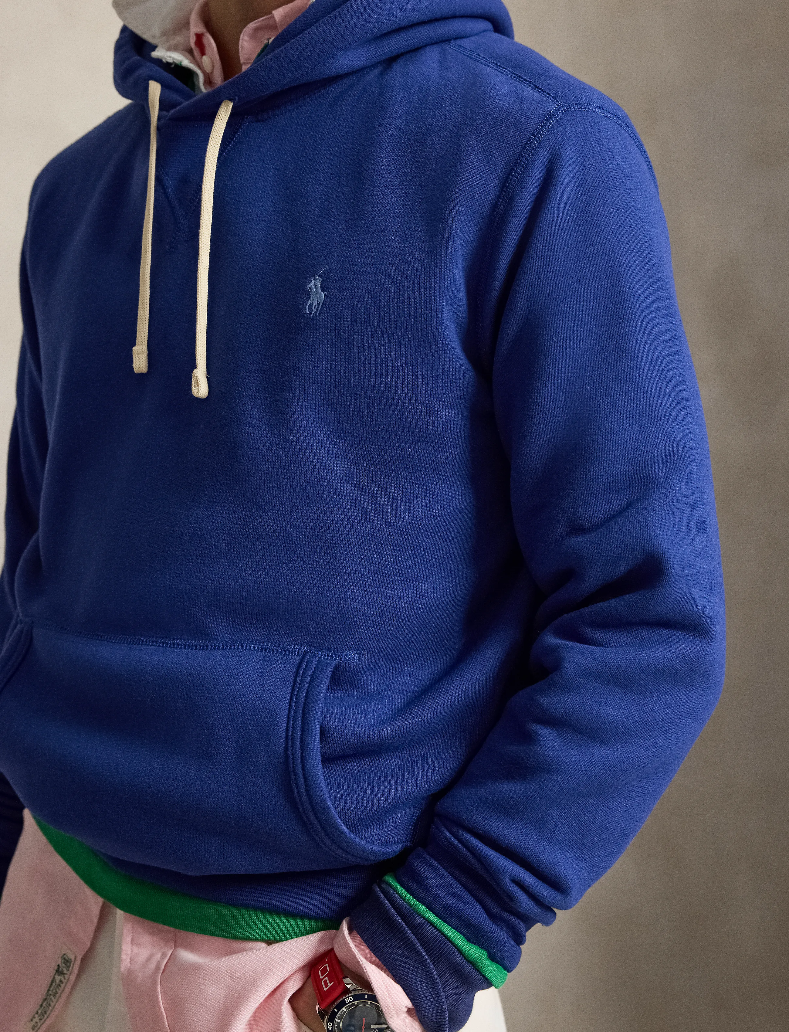 Polo Ralph Lauren - The RL Fleece Hoodie - hoodies - blue yacht - 4
