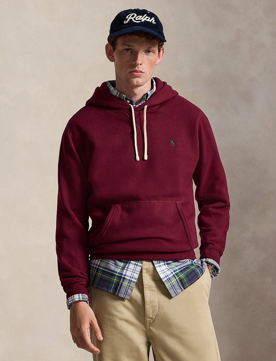 Polo Ralph Lauren - The RL Fleece Hoodie - kapuutsiga dressipluusid - classic wine - 0