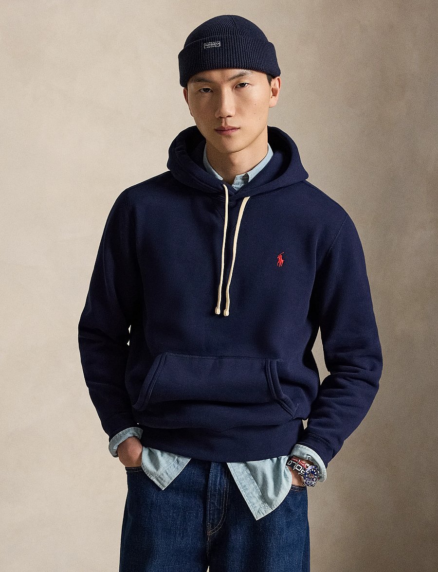 Polo Ralph Lauren - RL FLEECE-LSL-KNT - hættetrøjer - cruise navy - 0