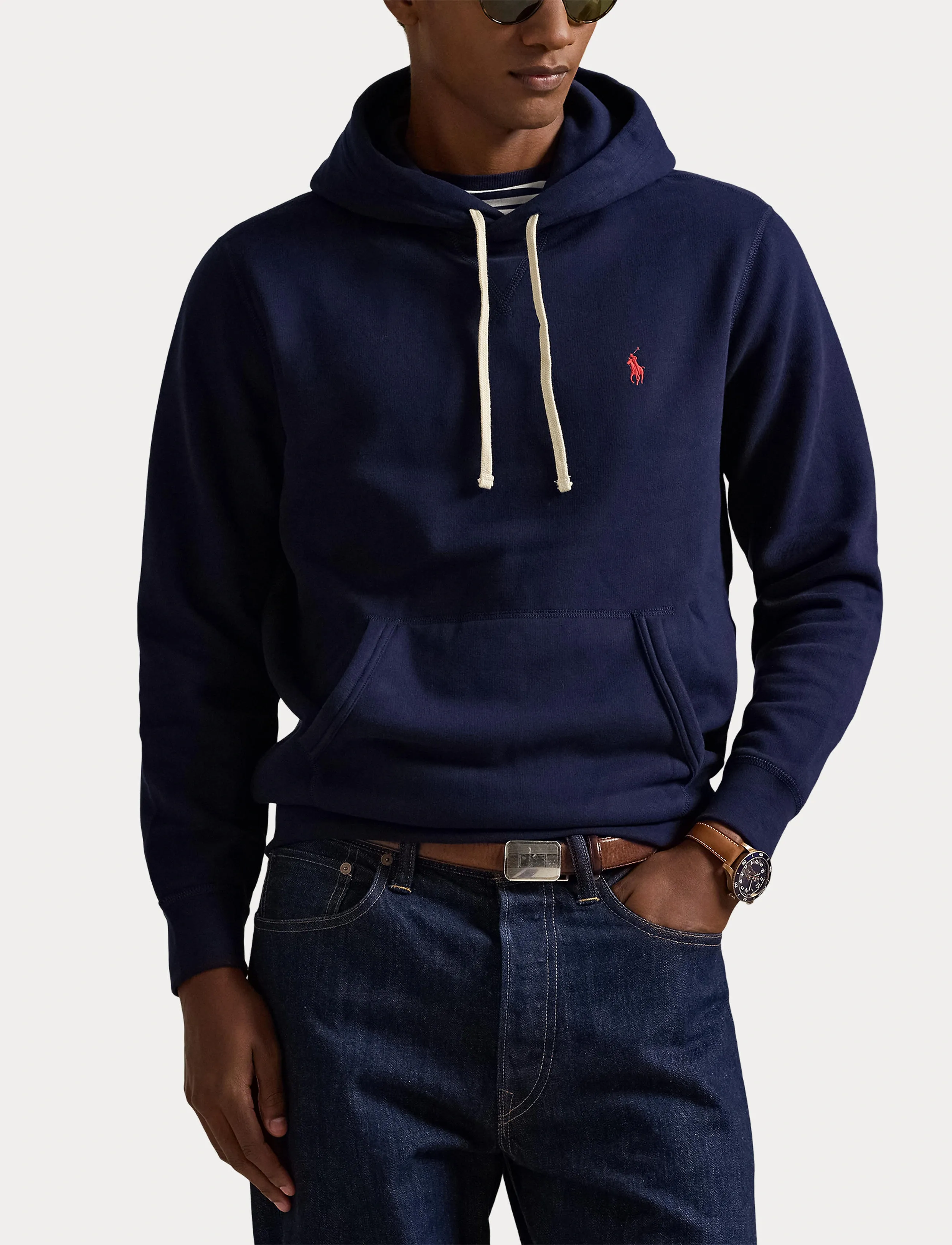 Polo Ralph Lauren - RL FLEECE-LSL-KNT - hættetrøjer - cruise navy - 5