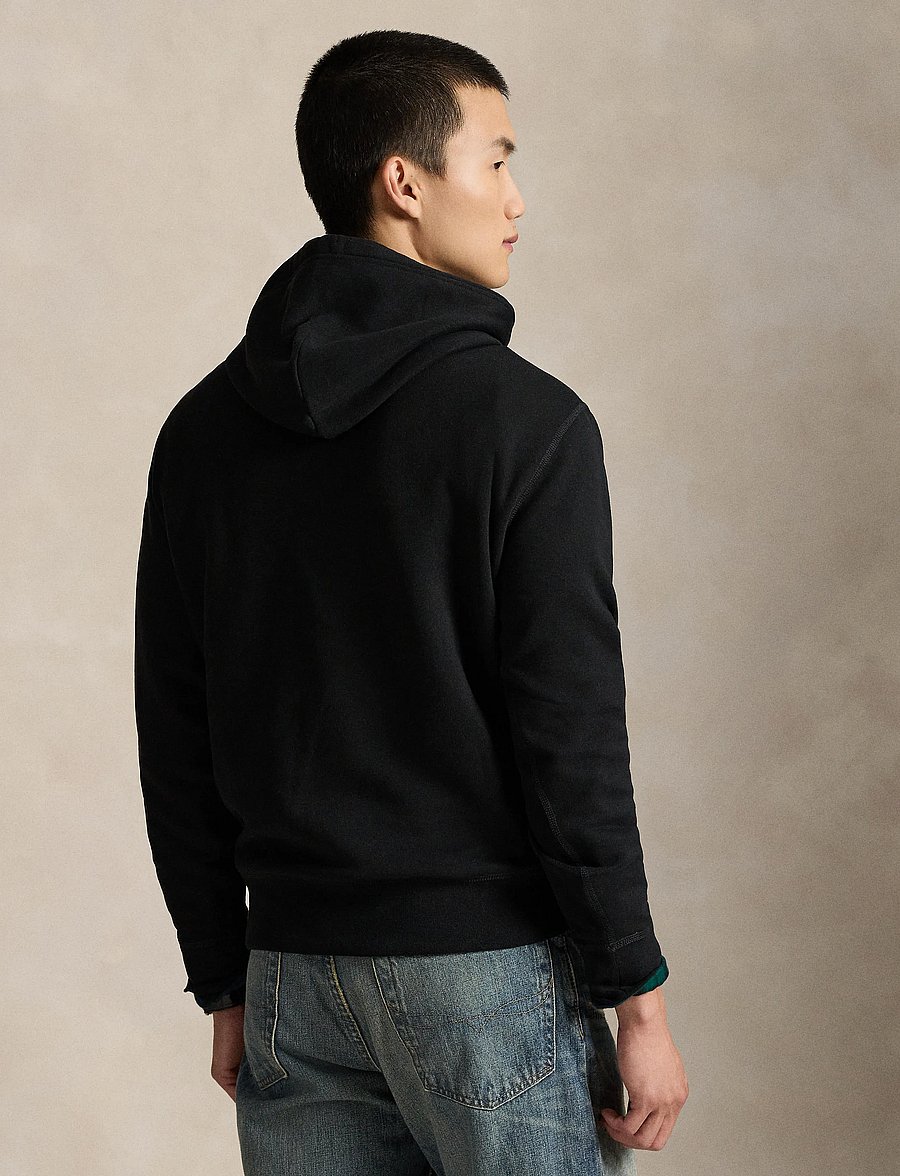 Polo Ralph Lauren - RL FLEECE-LSL-KNT - hættetrøjer - polo black - 3