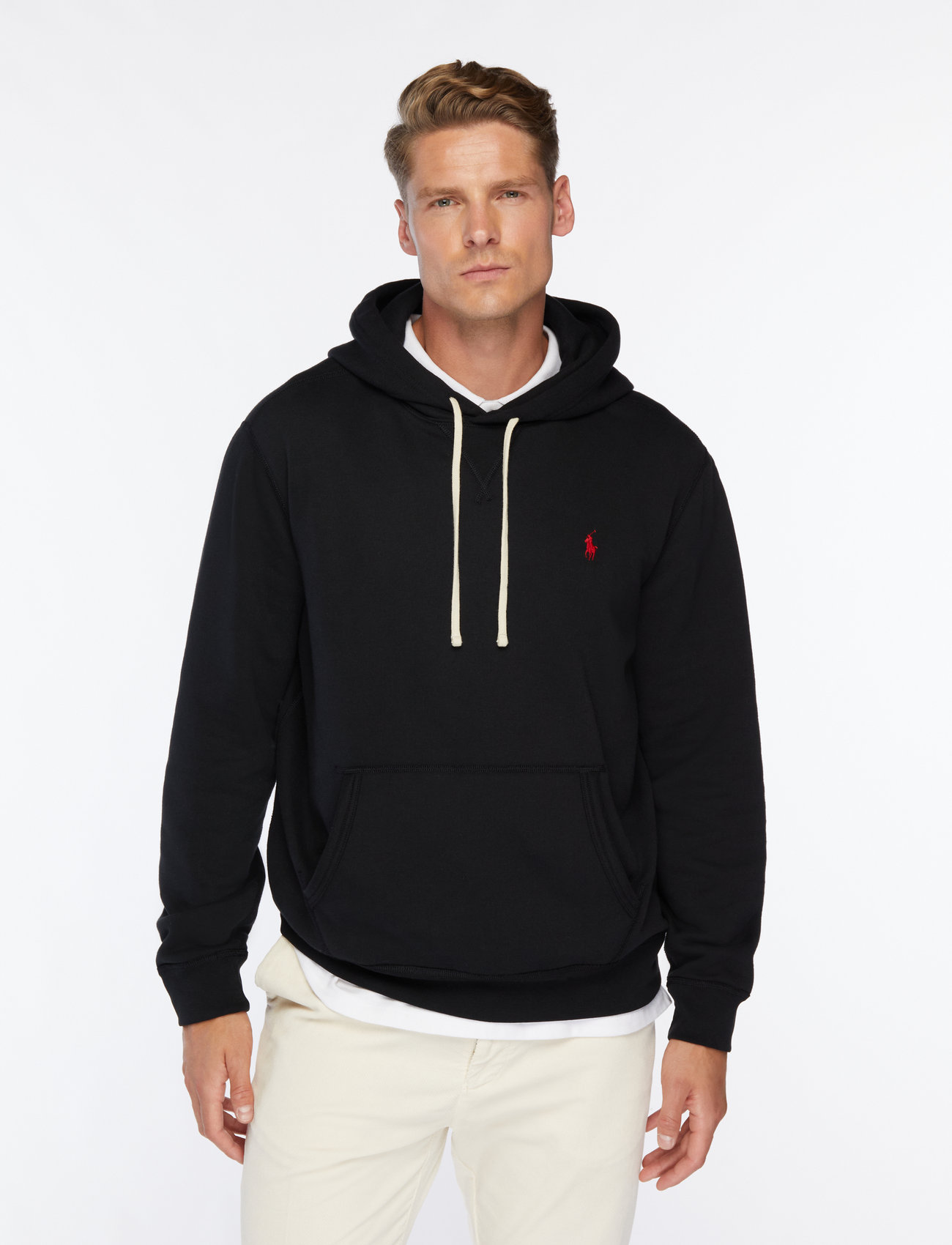Polo Ralph Lauren - The RL Fleece Hoodie - hættetrøjer - polo black - 0