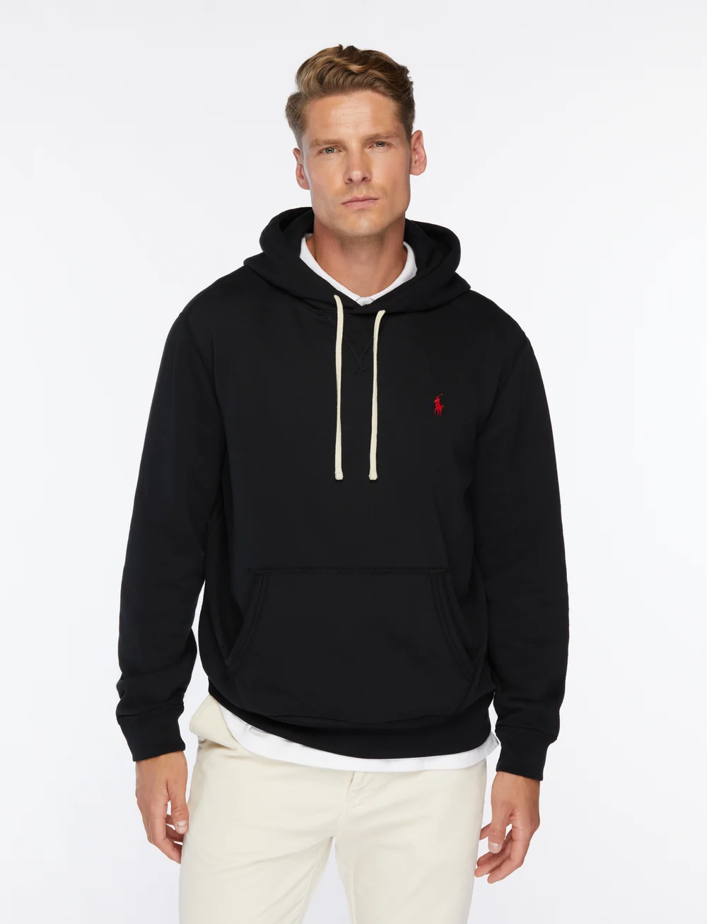 Polo Ralph Lauren - The RL Fleece Hoodie - hættetrøjer - polo black - 0