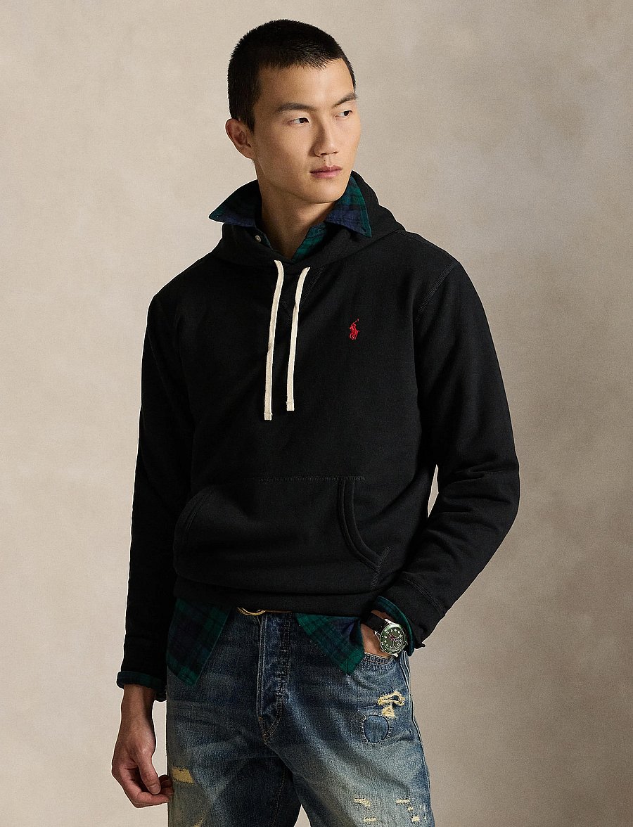 Polo Ralph Lauren - RL FLEECE-LSL-KNT - hættetrøjer - polo black - 4