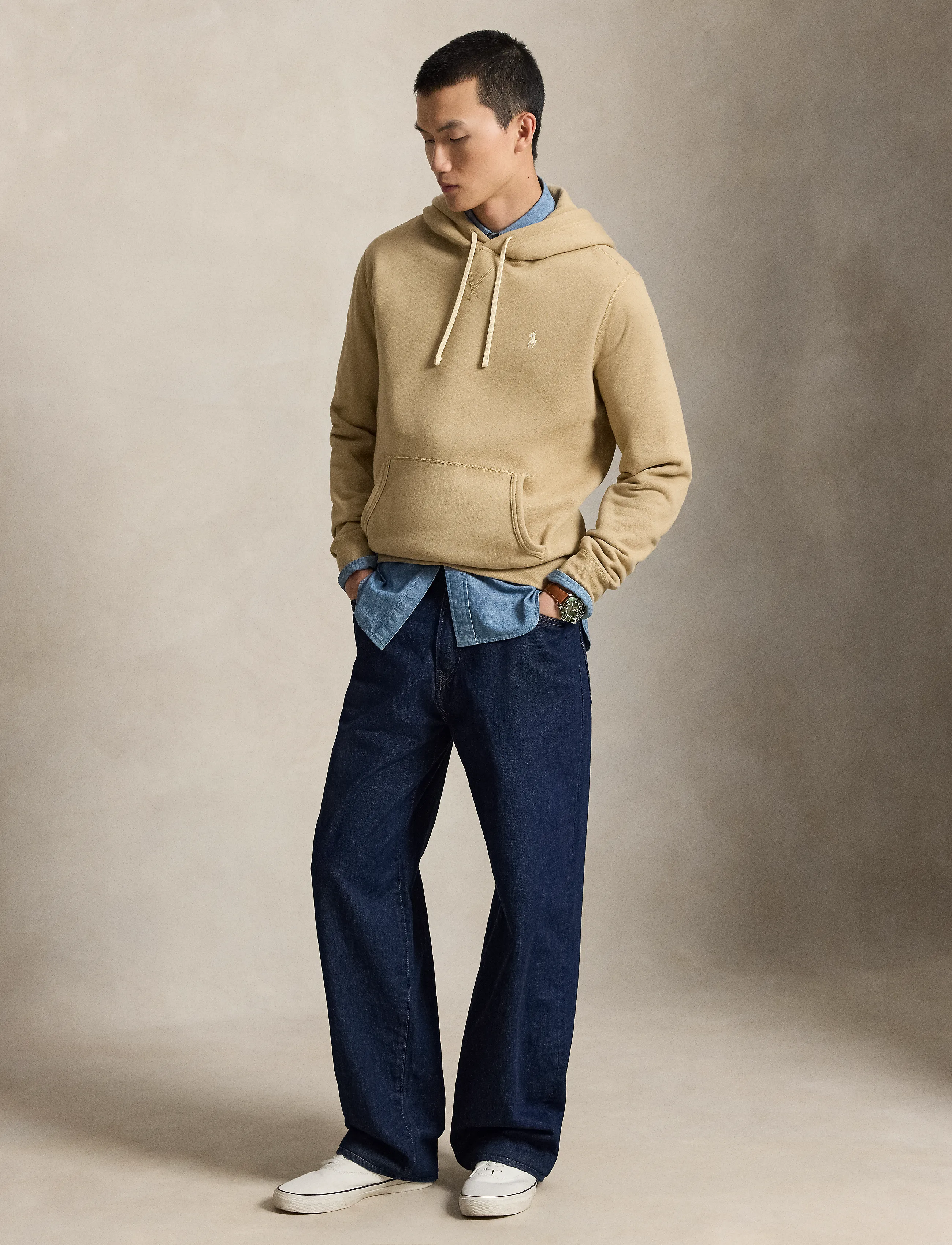Polo Ralph Lauren - The RL Fleece Hoodie - kapuzenpullover - vintage khaki - 4