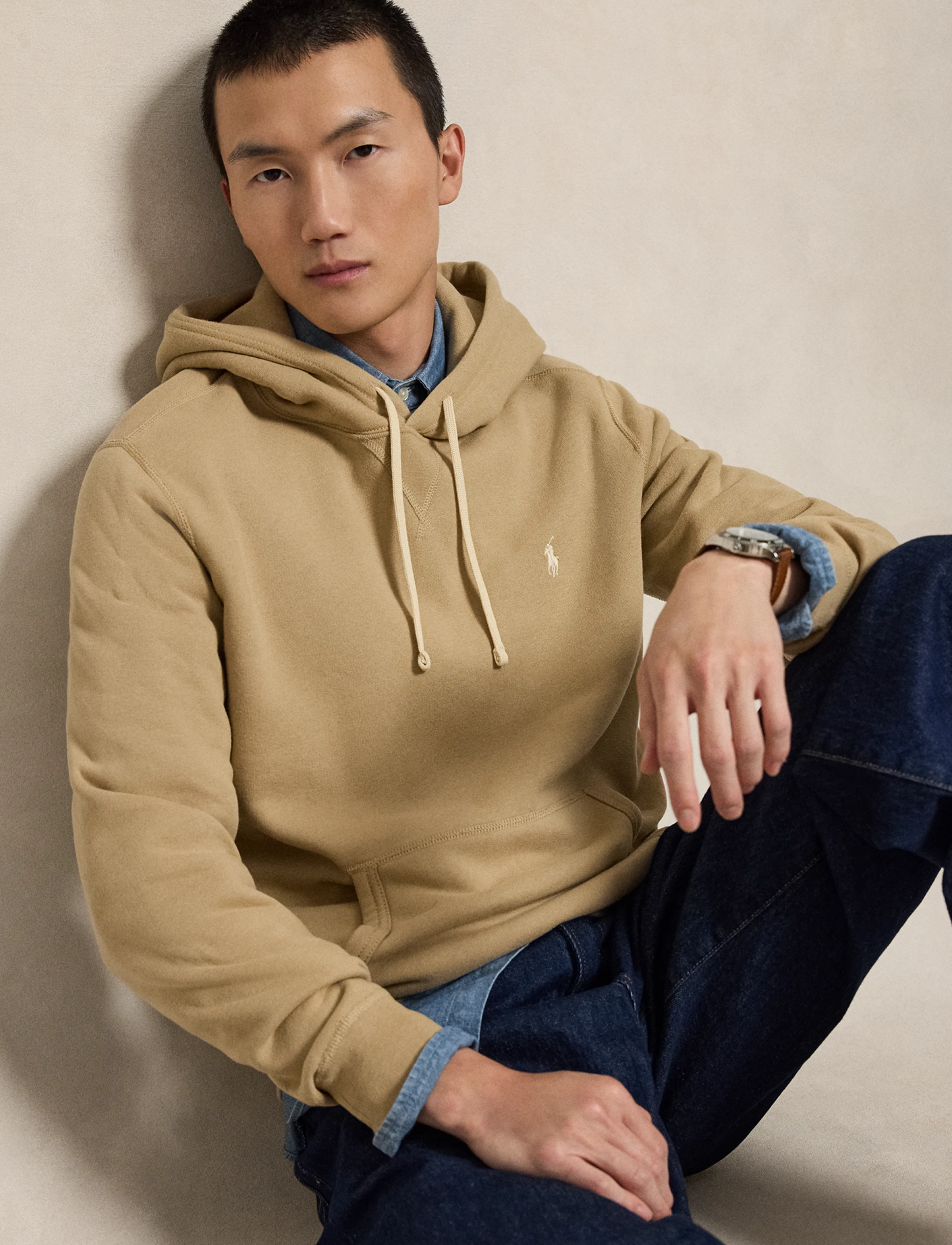 Polo Ralph Lauren - The RL Fleece Hoodie - kapuzenpullover - vintage khaki - 5