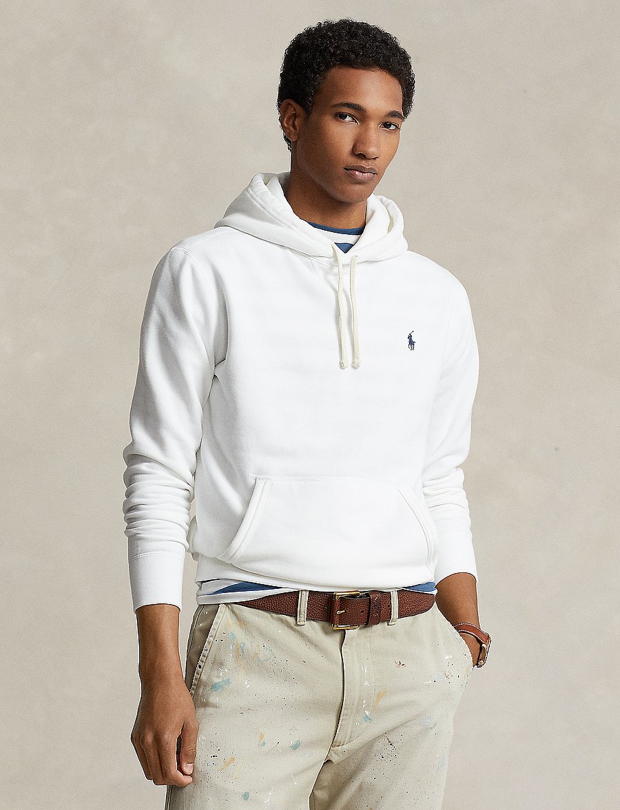 Polo Ralph Lauren - The RL Fleece Hoodie - hupparit - white/c7996 - 0