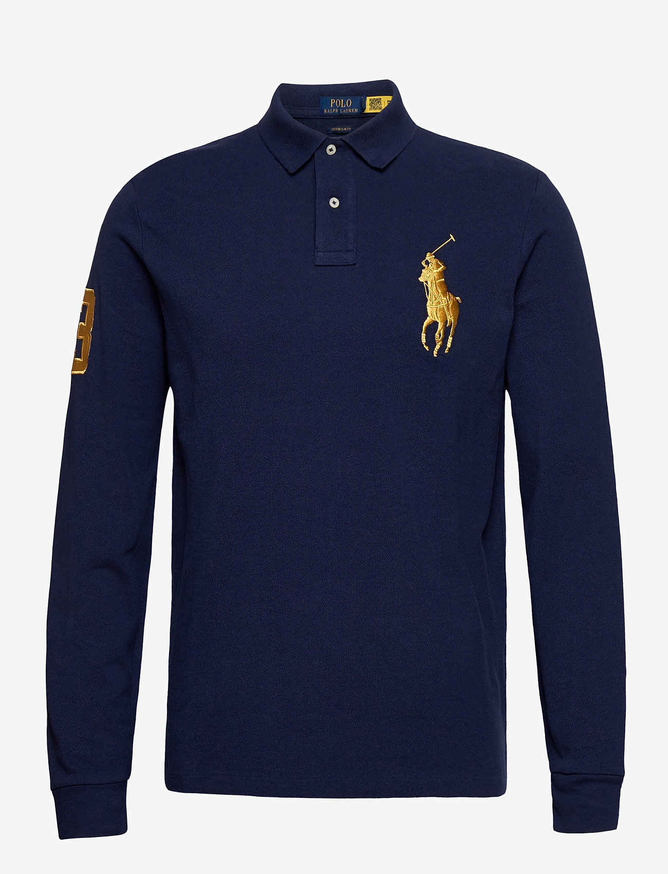 Polo Ralph Lauren - Custom Slim Long-Sleeve Polo - newport navy - 0