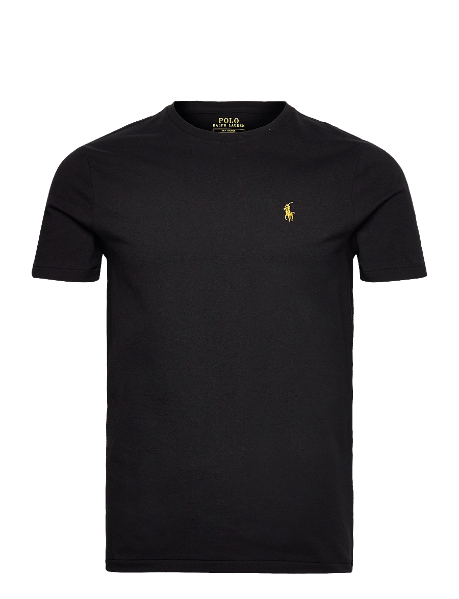 Polo Ralph Lauren - Custom Slim Fit Jersey Crewneck T-Shirt - polo black - 1