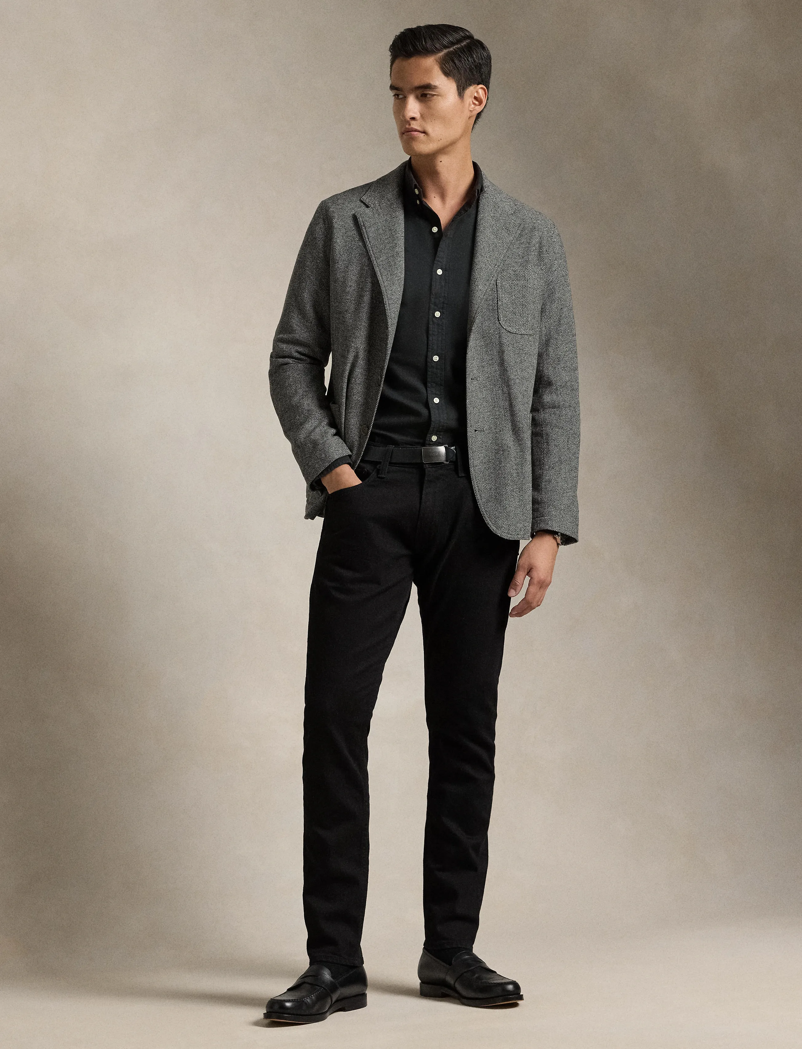 Polo Ralph Lauren - GD OXFORD-SL BD PPC SP - polo black - 5