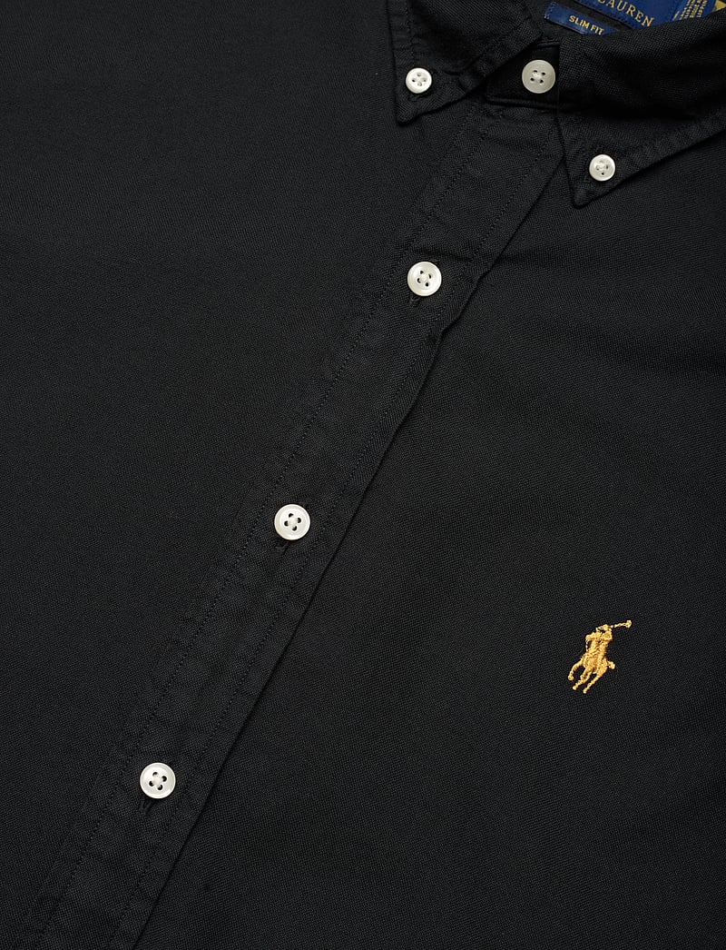 Polo Ralph Lauren - Slim Fit Oxford Shirt - oxford-skjortor - polo black - 4