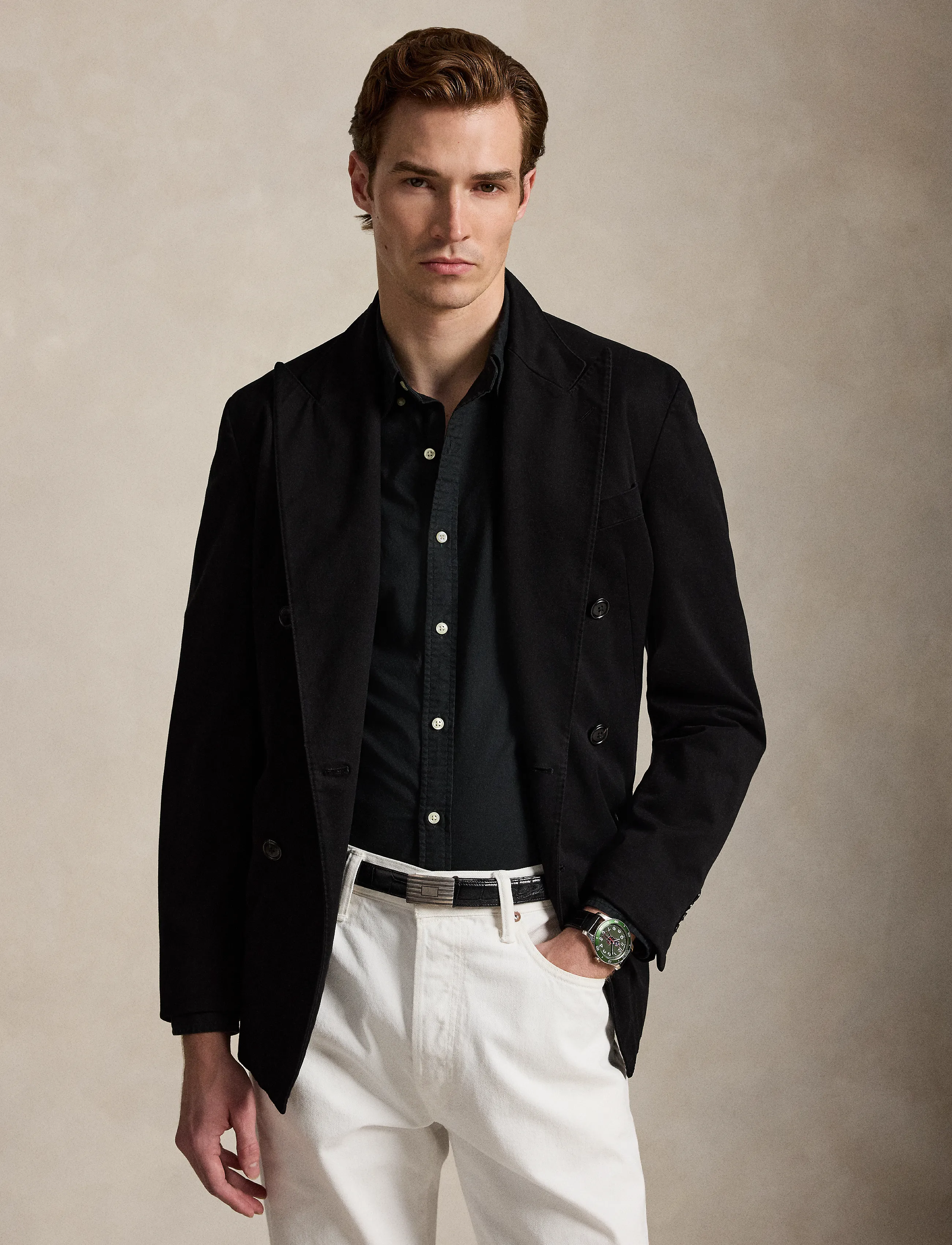 Polo Ralph Lauren - Slim Fit Garment-Dyed Oxford Shirt - oxford-hemden - polo black - 5