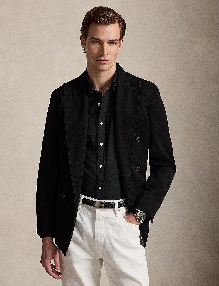 Polo Ralph Lauren - Slim Fit Garment-Dyed Oxford Shirt - oxford shirts - polo black - 5