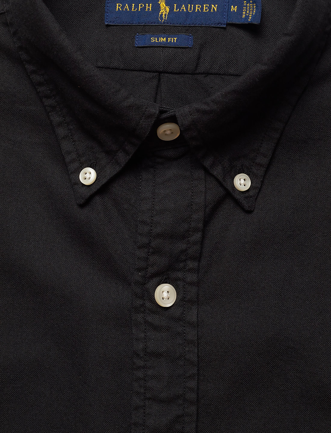 Polo Ralph Lauren - Slim Fit Garment-Dyed Oxford Shirt - basic overhemden - polo black - 2