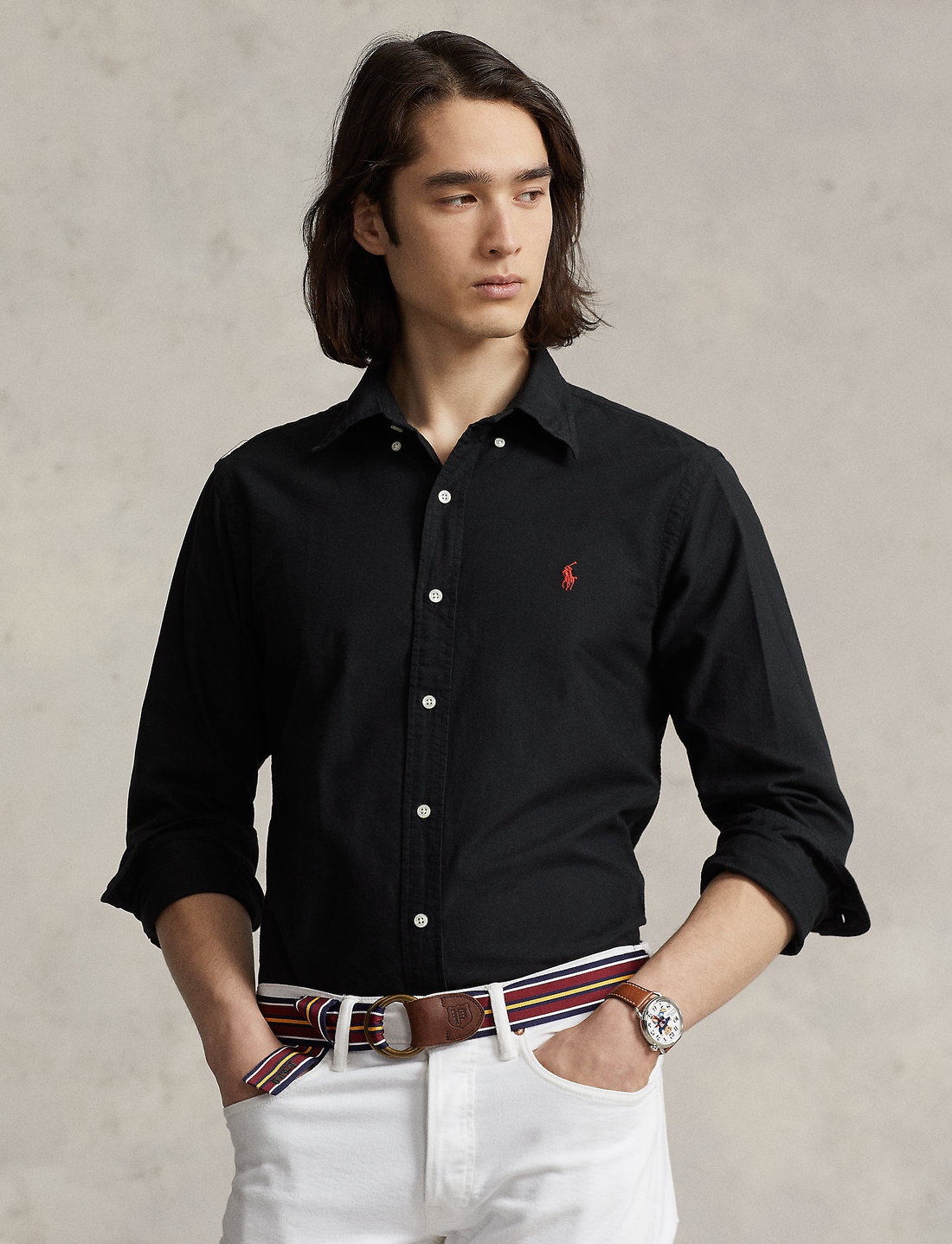 Polo Ralph Lauren Custom Fit Garment dyed Oxford Shirt Casual
