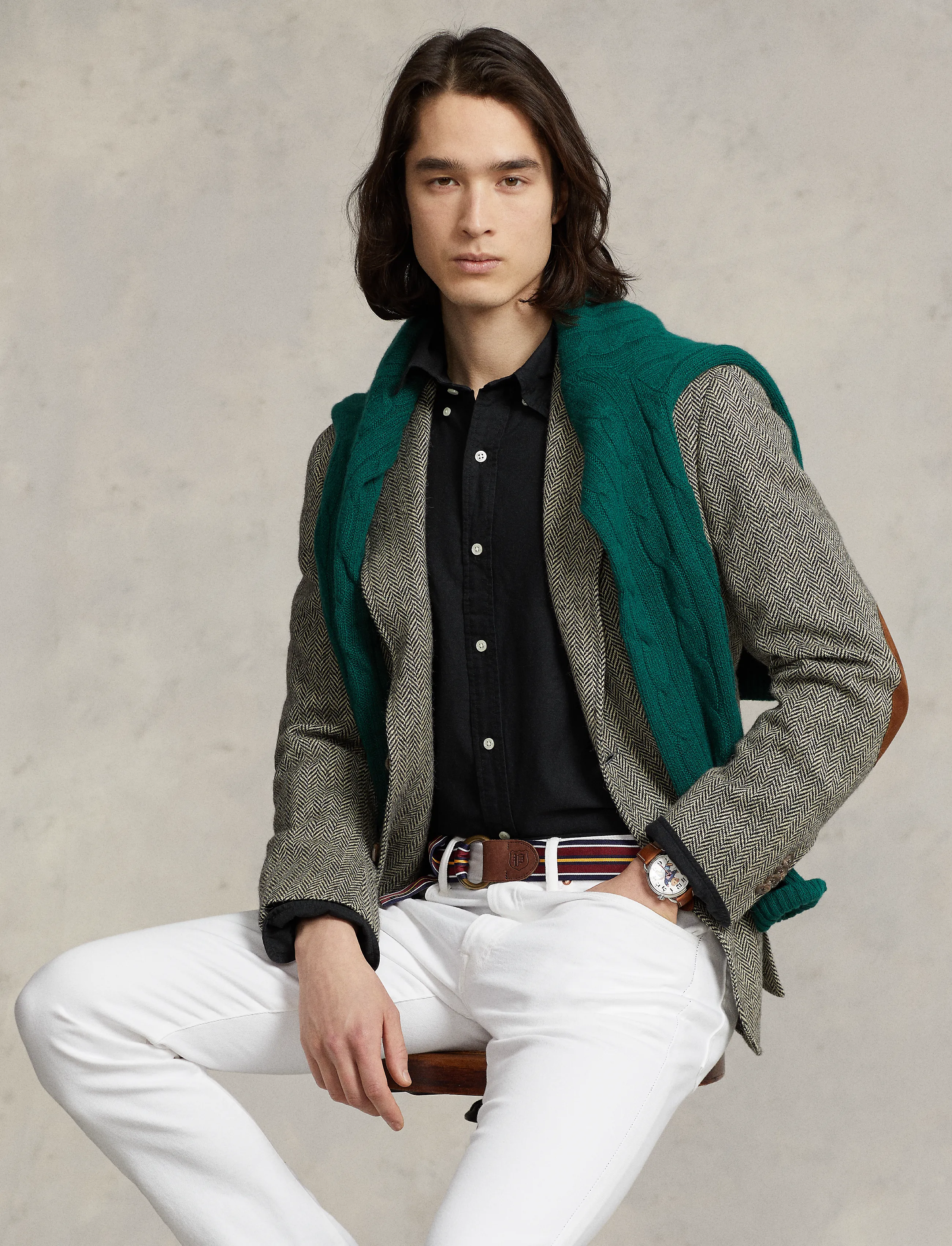 Polo Ralph Lauren - Custom Fit Garment-Dyed Oxford Shirt - oxford skjorter - polo black - 3