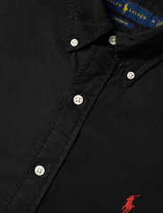 Polo Ralph Lauren - Custom Fit Garment-Dyed Oxford Shirt - oxford-skjortor - polo black - 4
