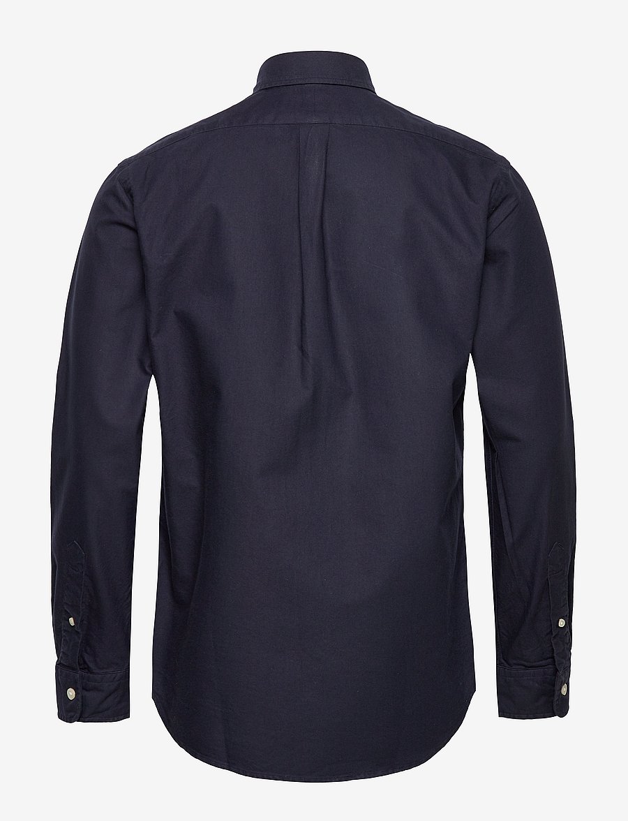 Polo Ralph Lauren - Custom Fit Garment-Dyed Oxford Shirt - oxford-skjortor - rl navy - 2