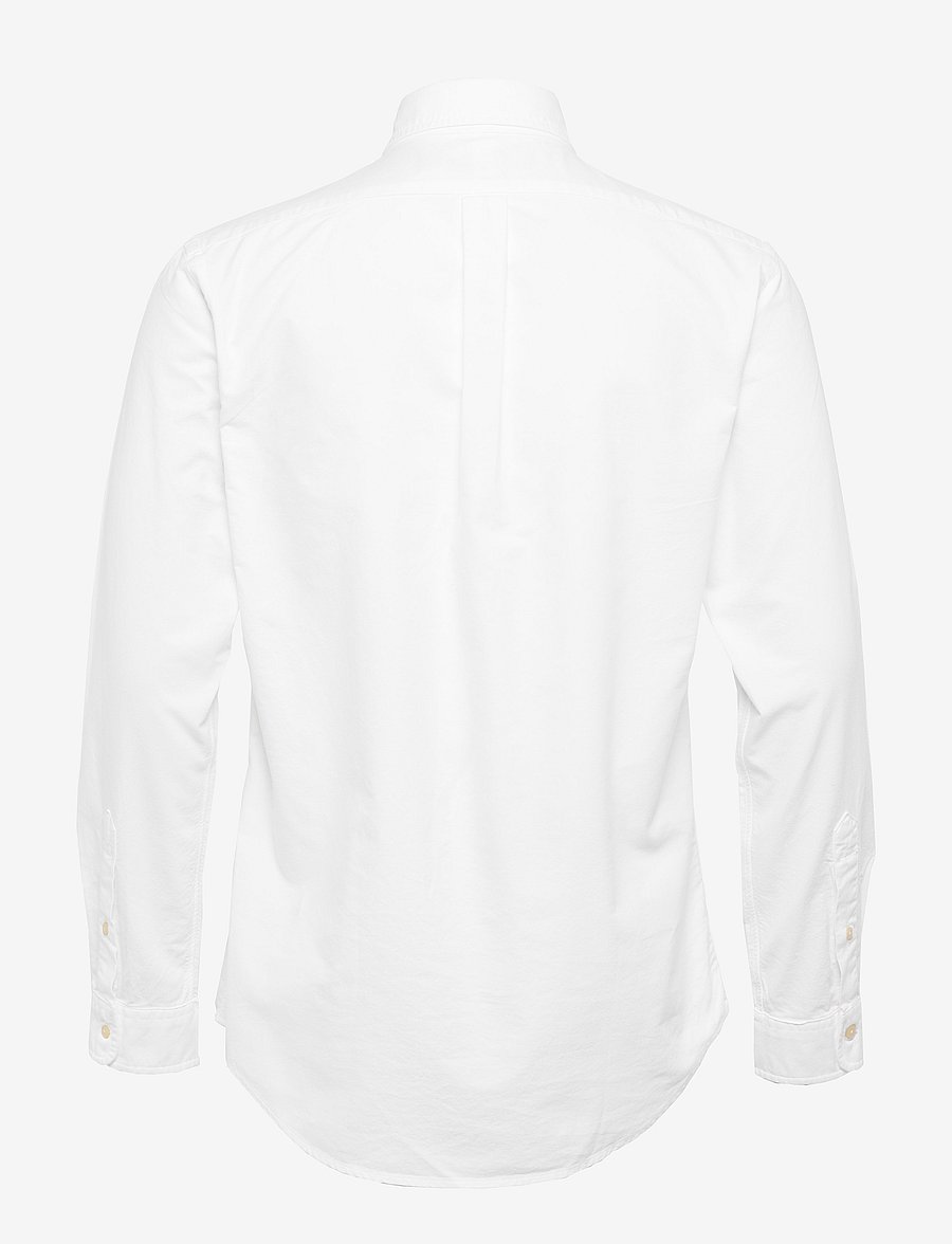 Polo Ralph Lauren - Custom Fit Garment-Dyed Oxford Shirt - oxfordi särgid - white - 2