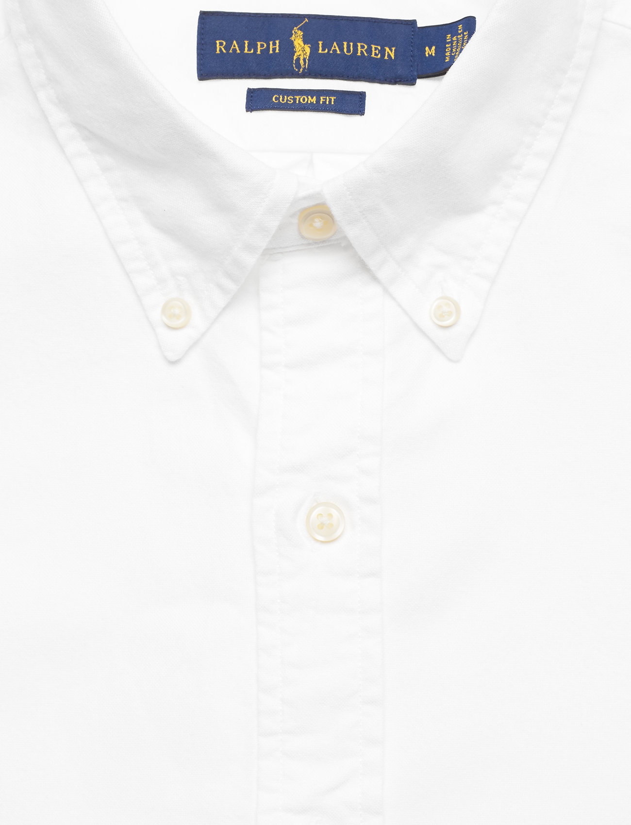Polo Ralph Lauren - Custom Fit Garment-Dyed Oxford Shirt - oxford shirts - white - 5