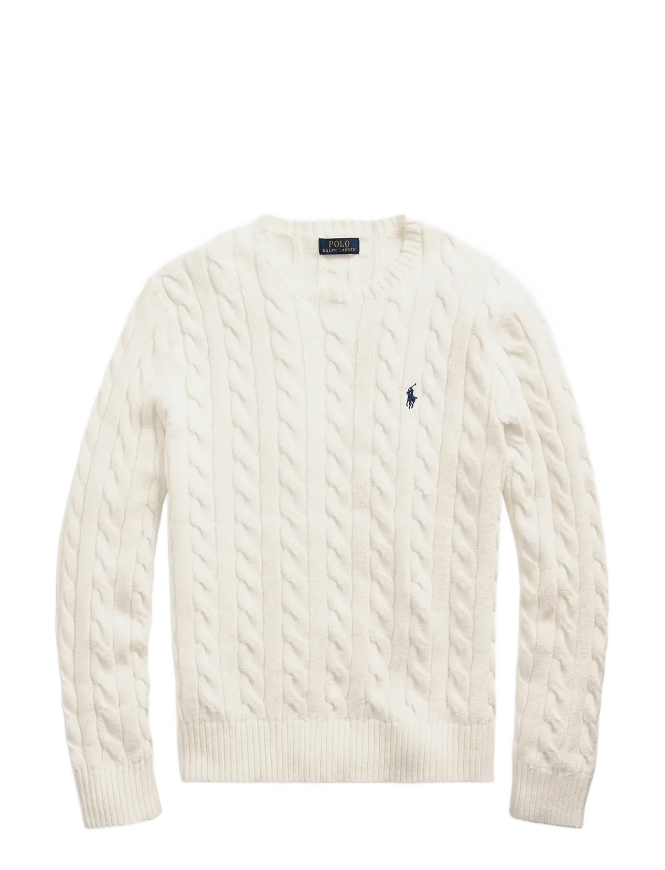 Polo Ralph Lauren - 5/1 ROVING COTTON-LSL-PLO - pulls col rond - andover cream - 1