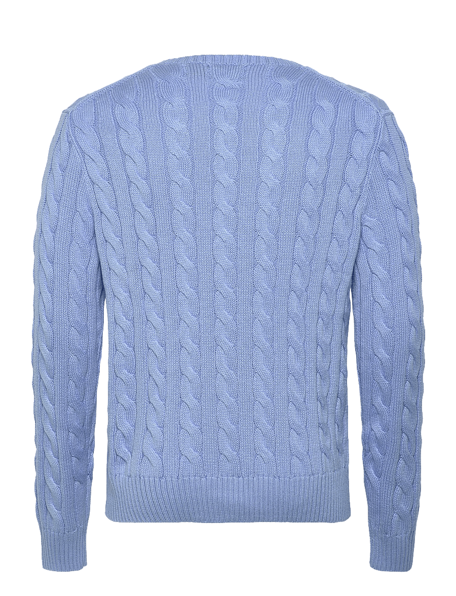Polo Ralph Lauren - Cable-Knit Cotton Sweater - rund hals - austin blue - 1