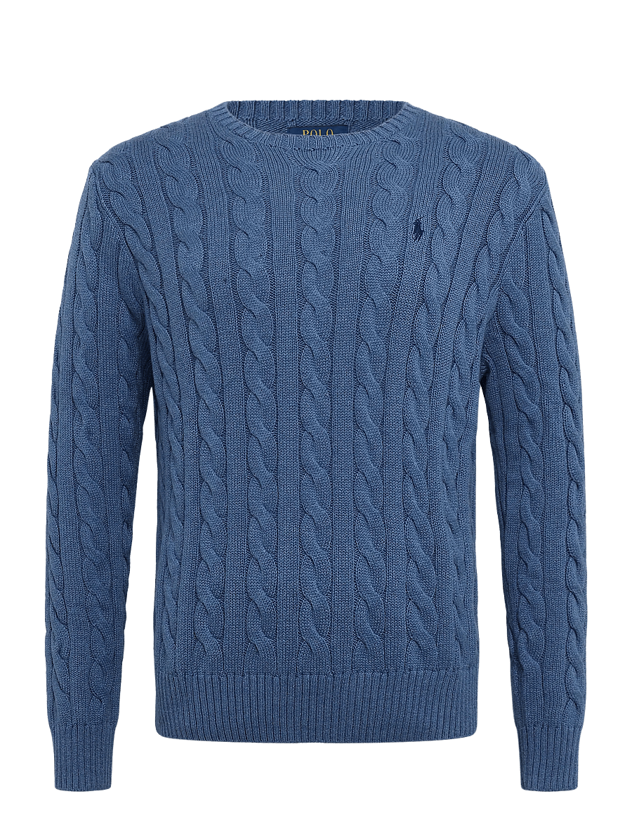 Polo Ralph Lauren - 5/1 ROVING COTTON-LSL-PLO - rundhals - blue borage heath - 1