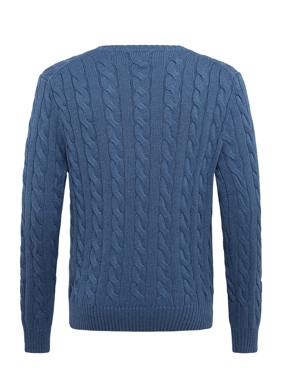 Polo Ralph Lauren - 5/1 ROVING COTTON-LSL-PLO - rundhals - blue borage heath - 2