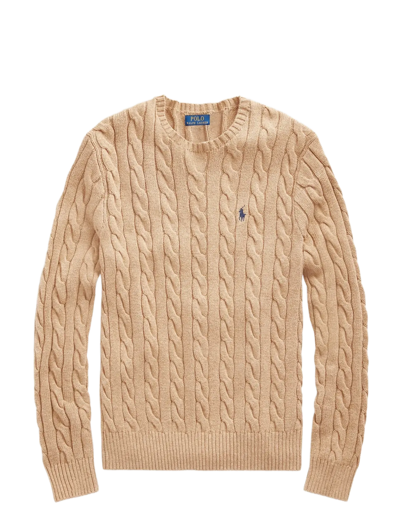 Polo Ralph Lauren 5/1 ROVING COTTON-LSL-PLO - Strik - CAMEL MELANGE / beige
