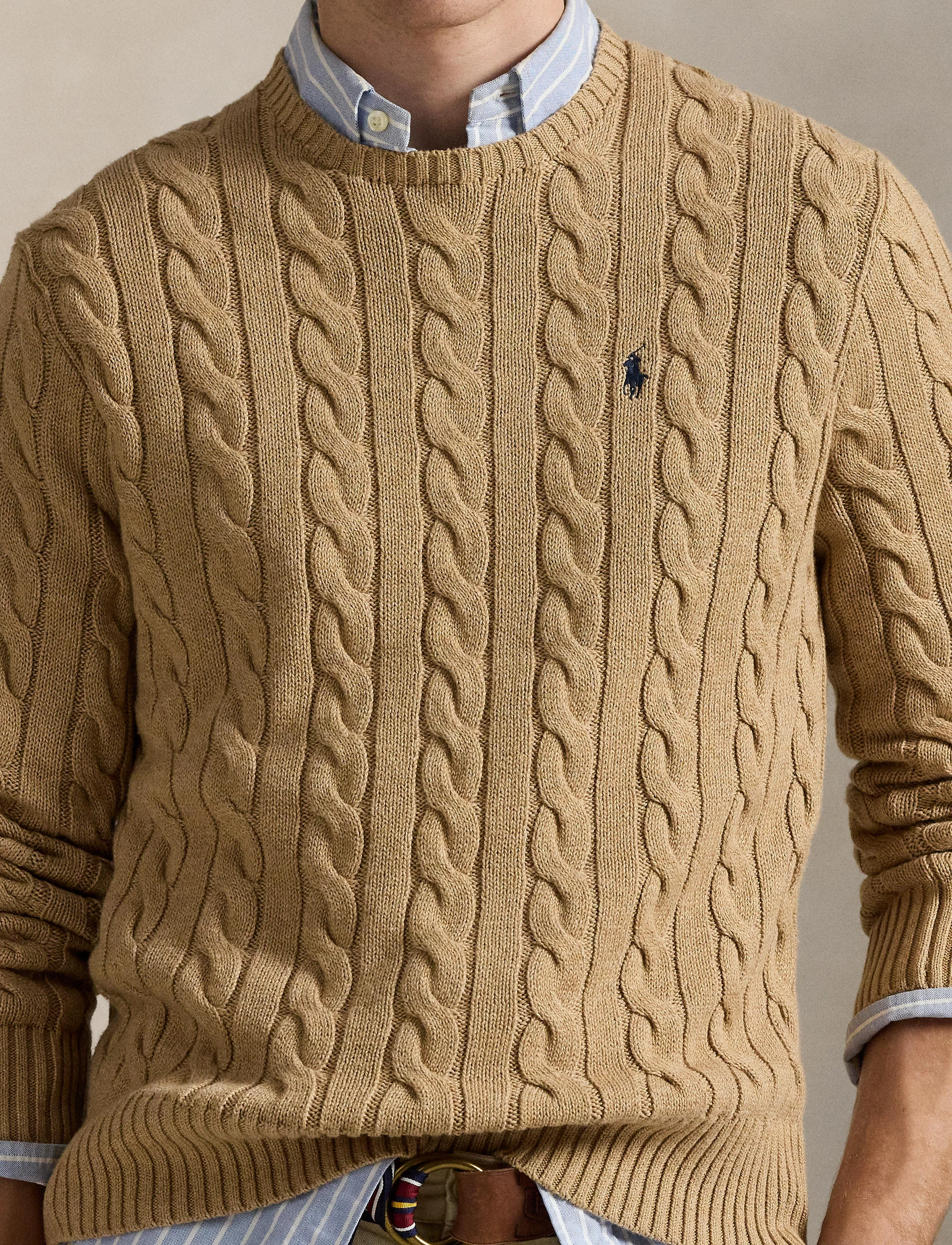 Polo Ralph Lauren Cable-Knit Cotton Sweater stickade tröjor herr – bild 7