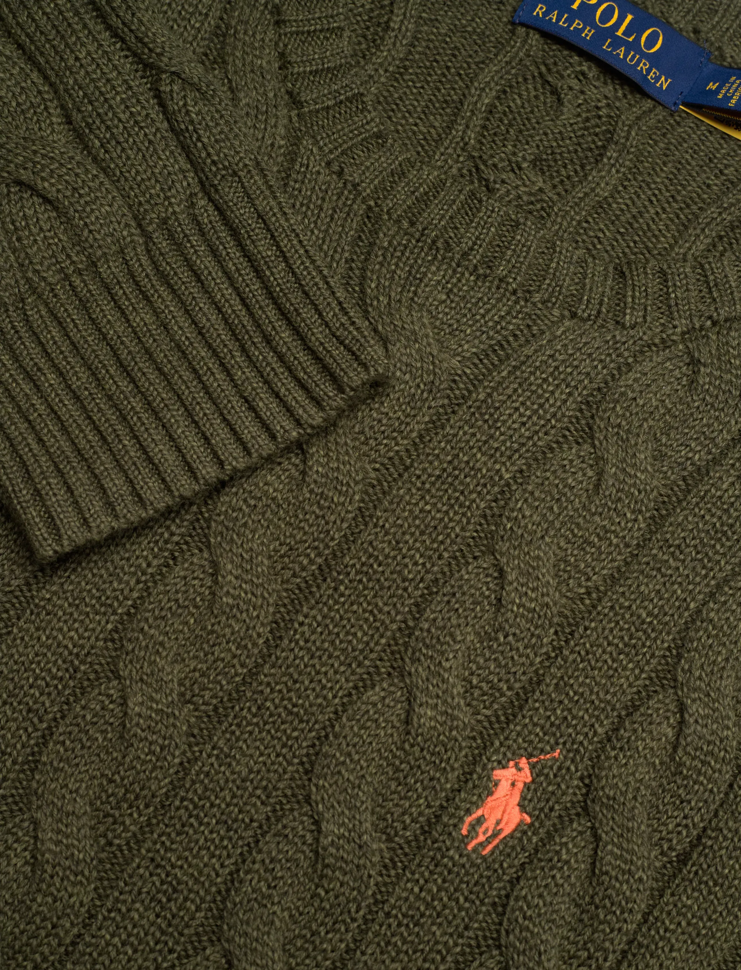 Polo Ralph Lauren - 5/1 ROVING COTTON-LSL-PLO - rund hals - garden trail heat - 2
