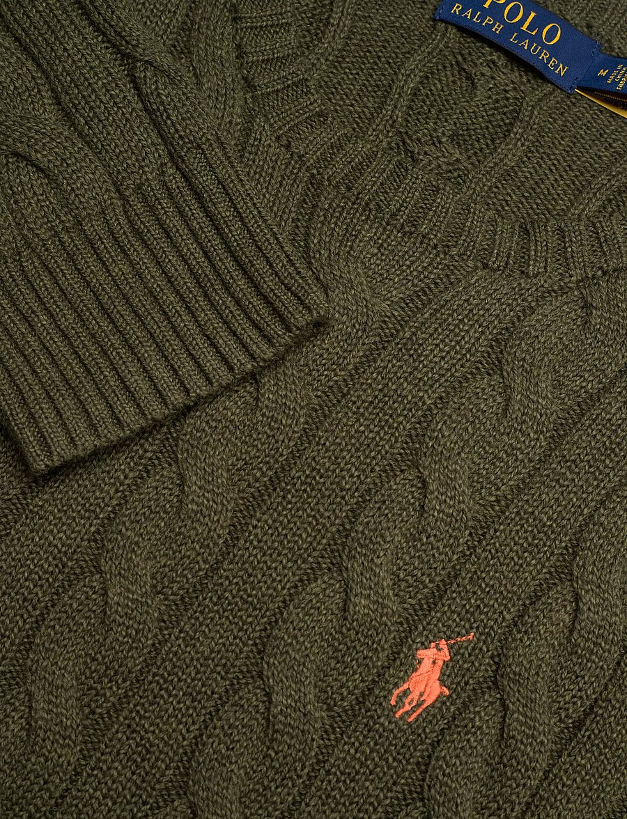 Polo Ralph Lauren - 5/1 ROVING COTTON-LSL-PLO - knitted round necks - garden trail heat - 2