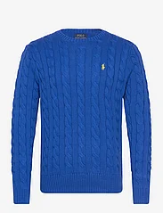 Polo Ralph Lauren - Cable-Knit Cotton Sweater - rundhalsad - heritage blue - 0