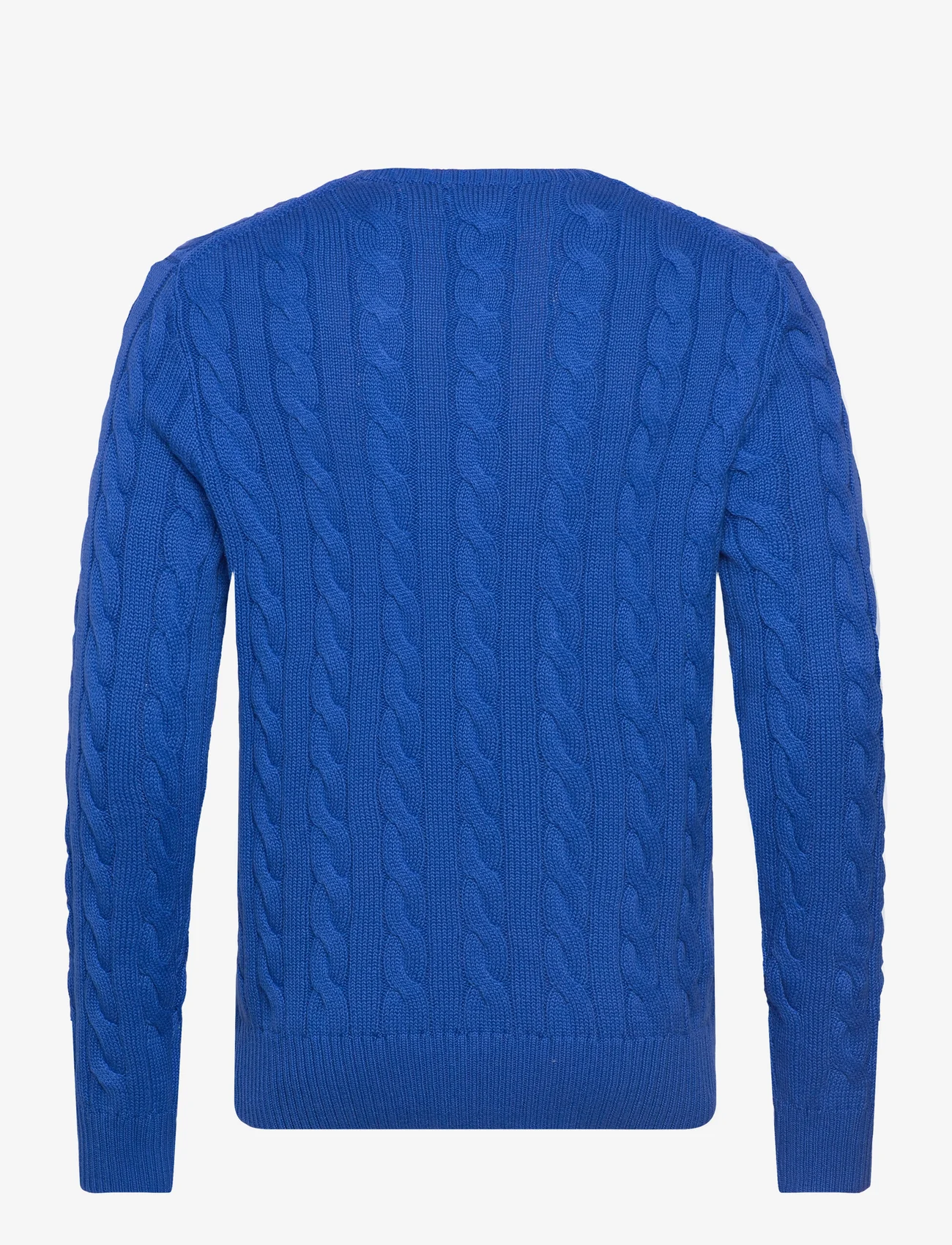 Polo Ralph Lauren - Cable-Knit Cotton Sweater - rundhalsad - heritage blue - 1
