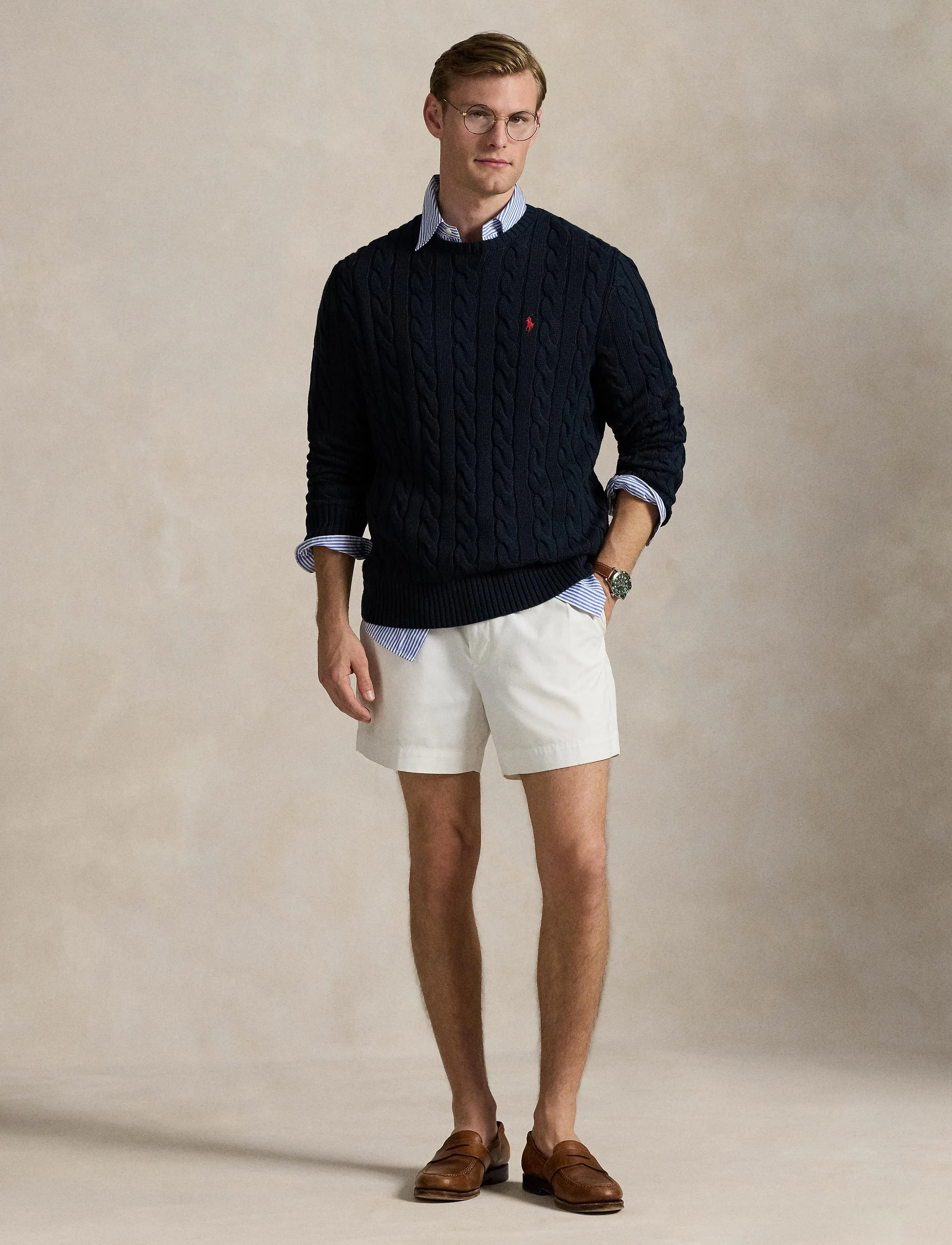 Polo Ralph Lauren Cable-Knit Cotton Sweater stickade tröjor herr – bild 2