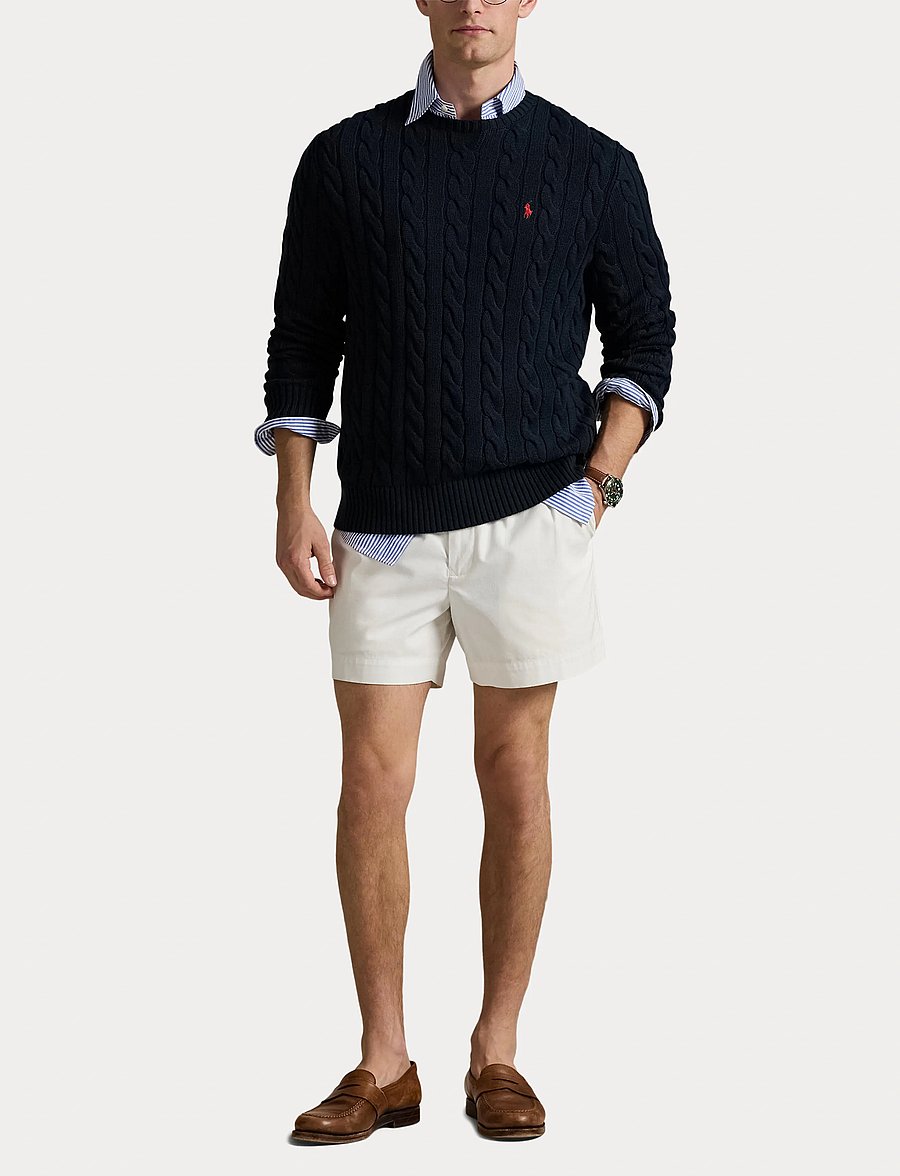 Polo Ralph Lauren - Cable-Knit Cotton Sweater - rundhals - hunter navy - 5
