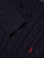 Polo Ralph Lauren - Cable-Knit Cotton Sweater - knitted round necks - hunter navy - 3
