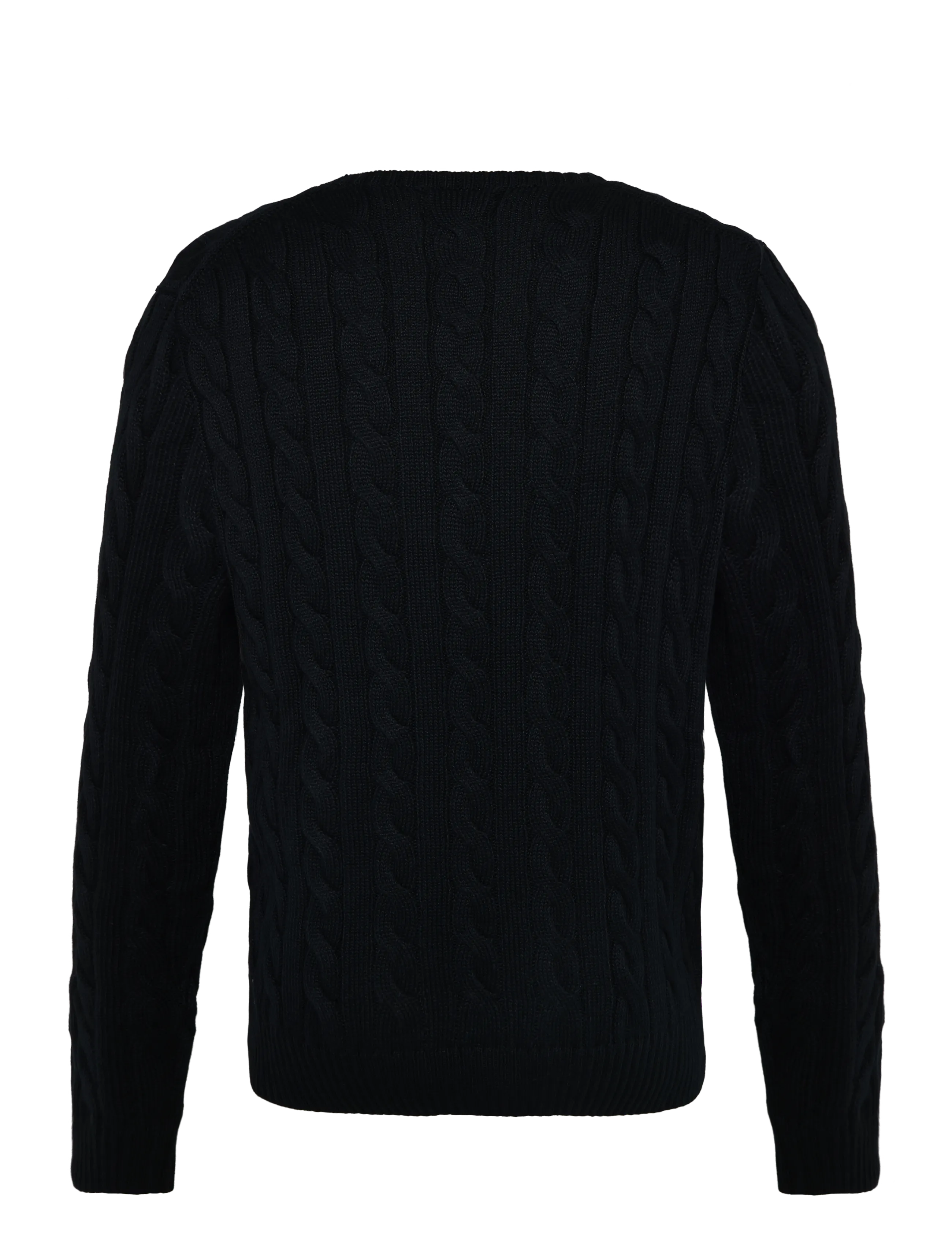 Polo Ralph Lauren - Cable-Knit Cotton Sweater - rundhals - hunter navy w/ c8 - 1