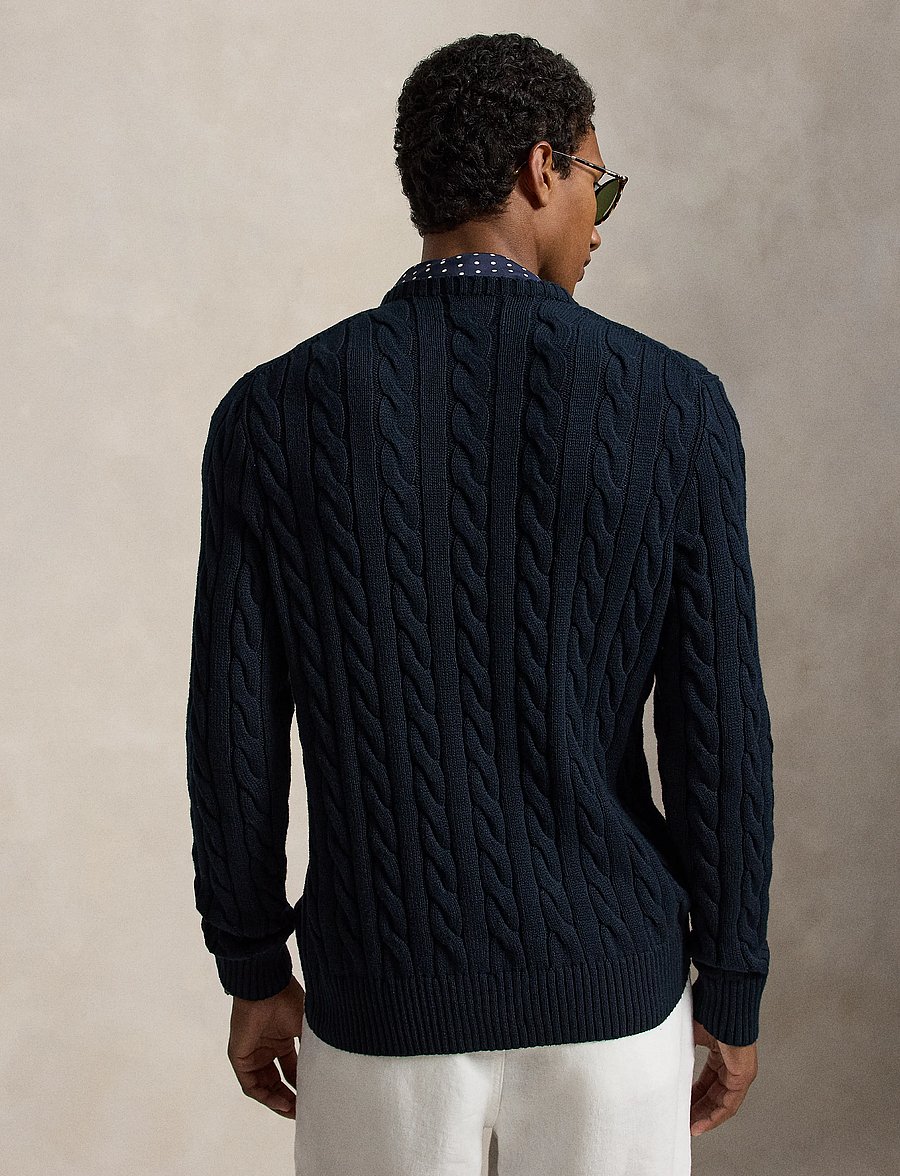 Polo Ralph Lauren - 5/1 ROVING COTTON-LSL-PLO - rundhals - hunter navy w/ c8 - 3