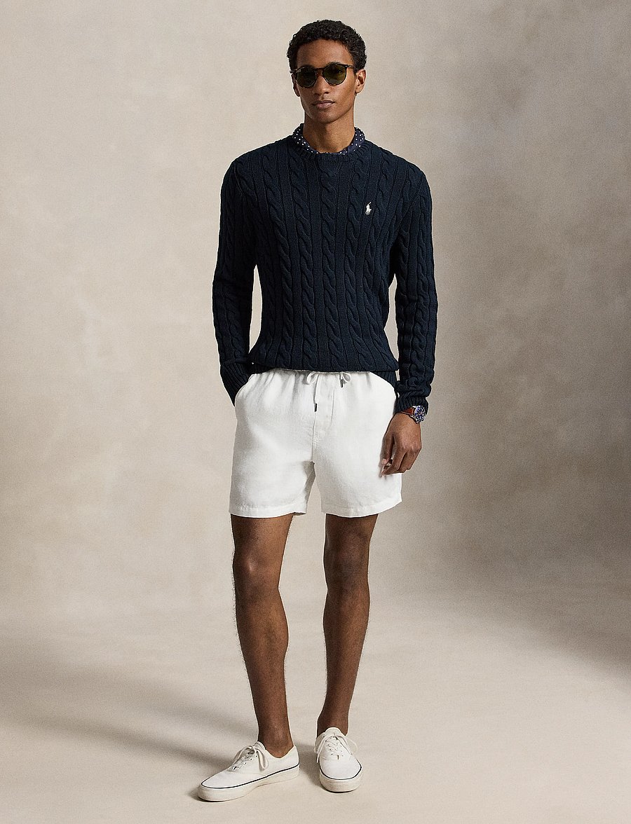 Polo Ralph Lauren - 5/1 ROVING COTTON-LSL-PLO - rundhals - hunter navy w/ c8 - 5