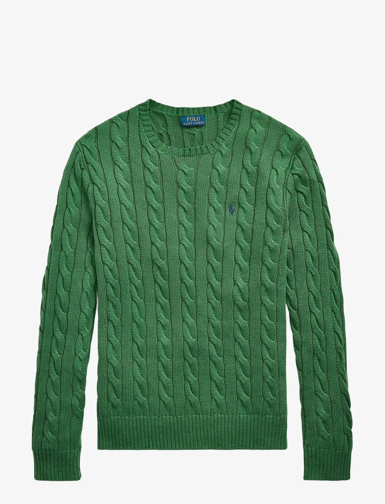 Polo Ralph Lauren - Cable-Knit Cotton Sweater - rundhals - kale green - 1