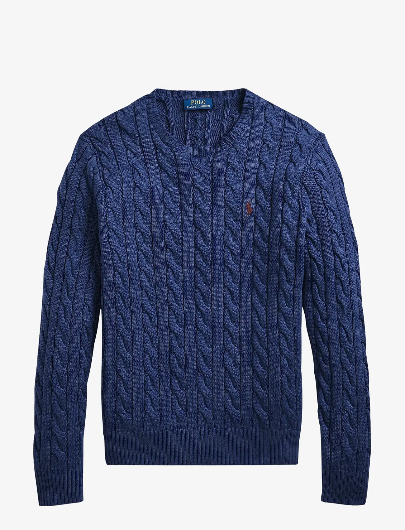 Polo Ralph Lauren - Cable-Knit Cotton Sweater - rundhals - light navy - 1