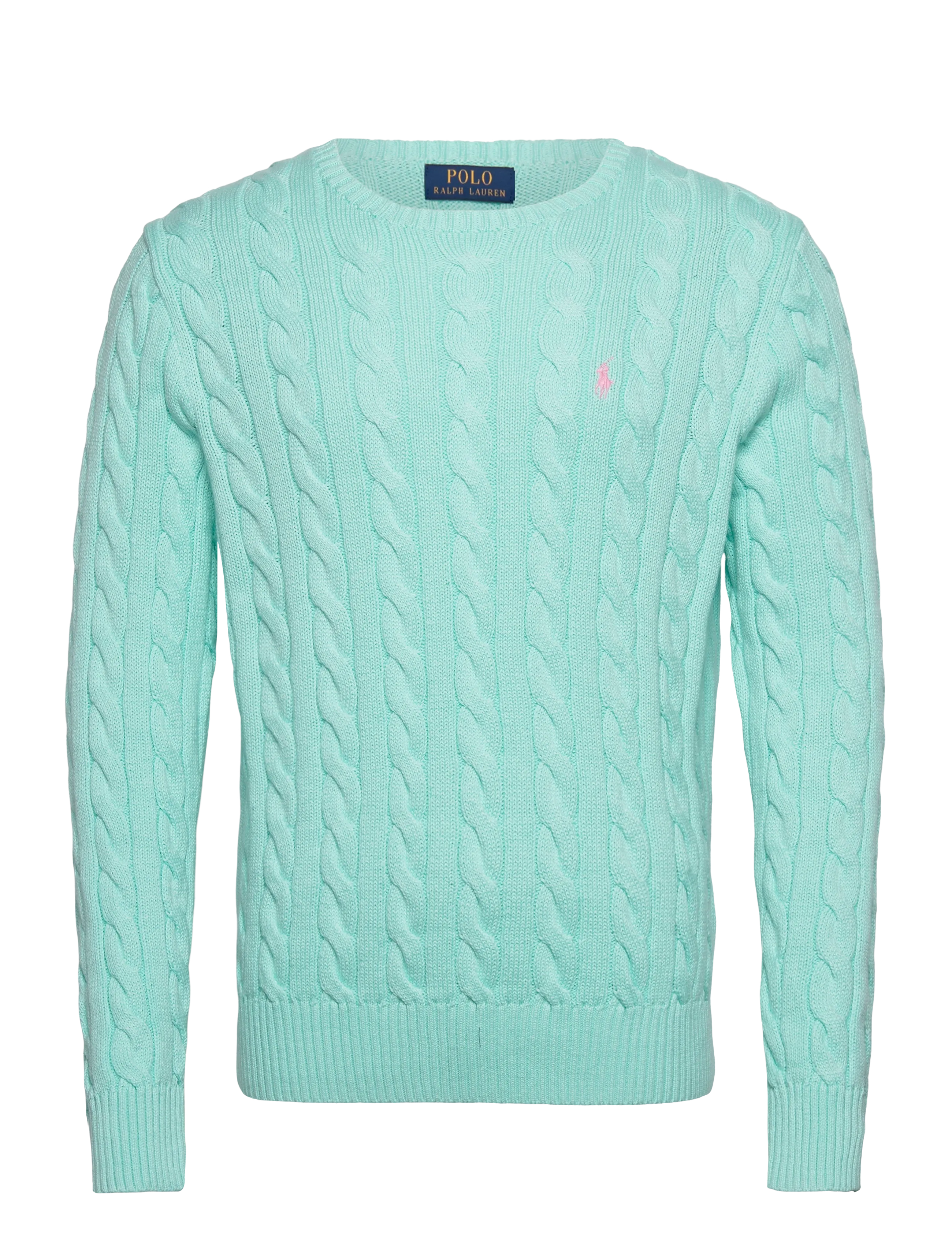Polo Ralph Lauren Cable-Knit Cotton Sweater - Pulls - NEW AQUA / green