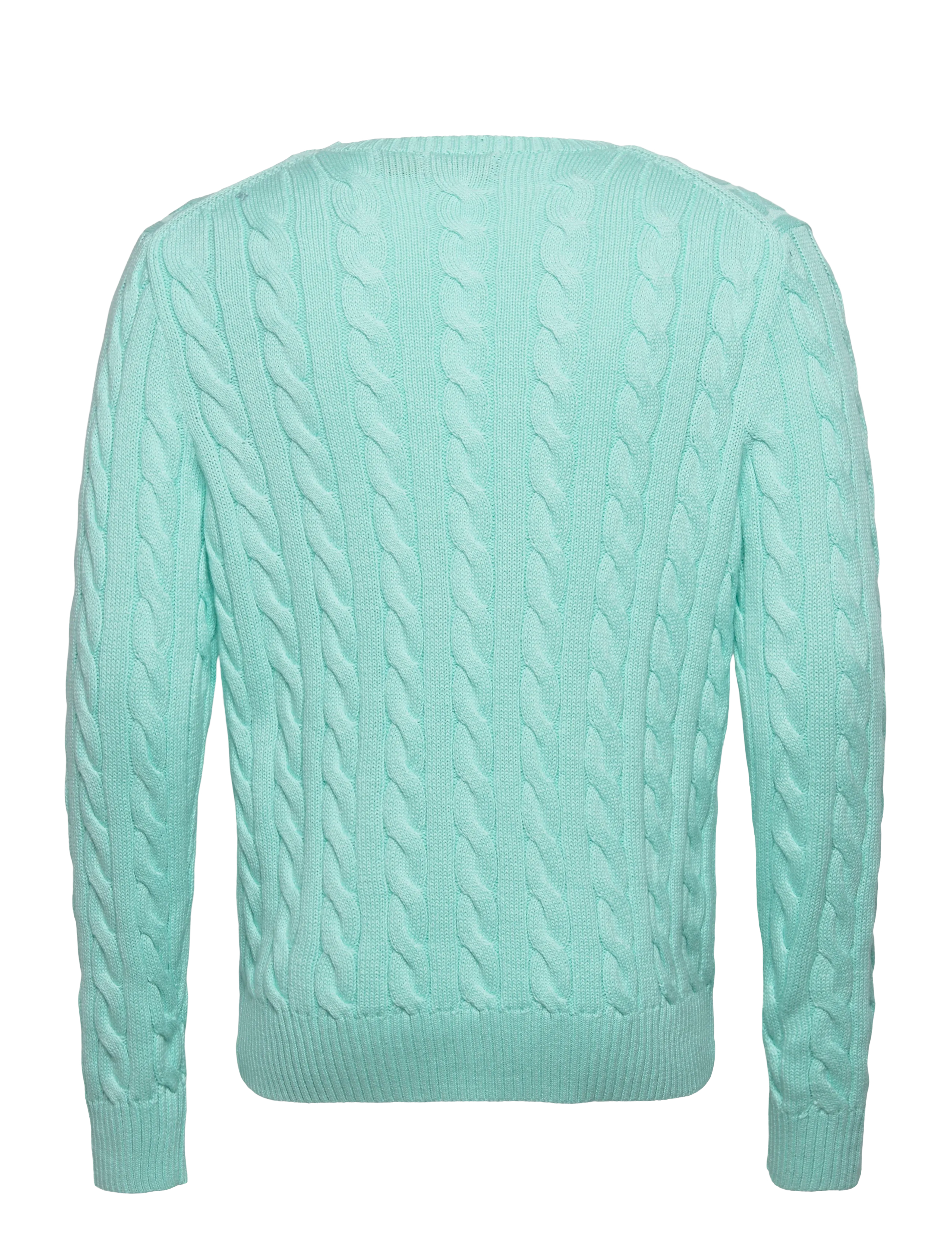 Polo Ralph Lauren - 5/1 ROVING COTTON-LSL-PLO - rund hals - new aqua - 1