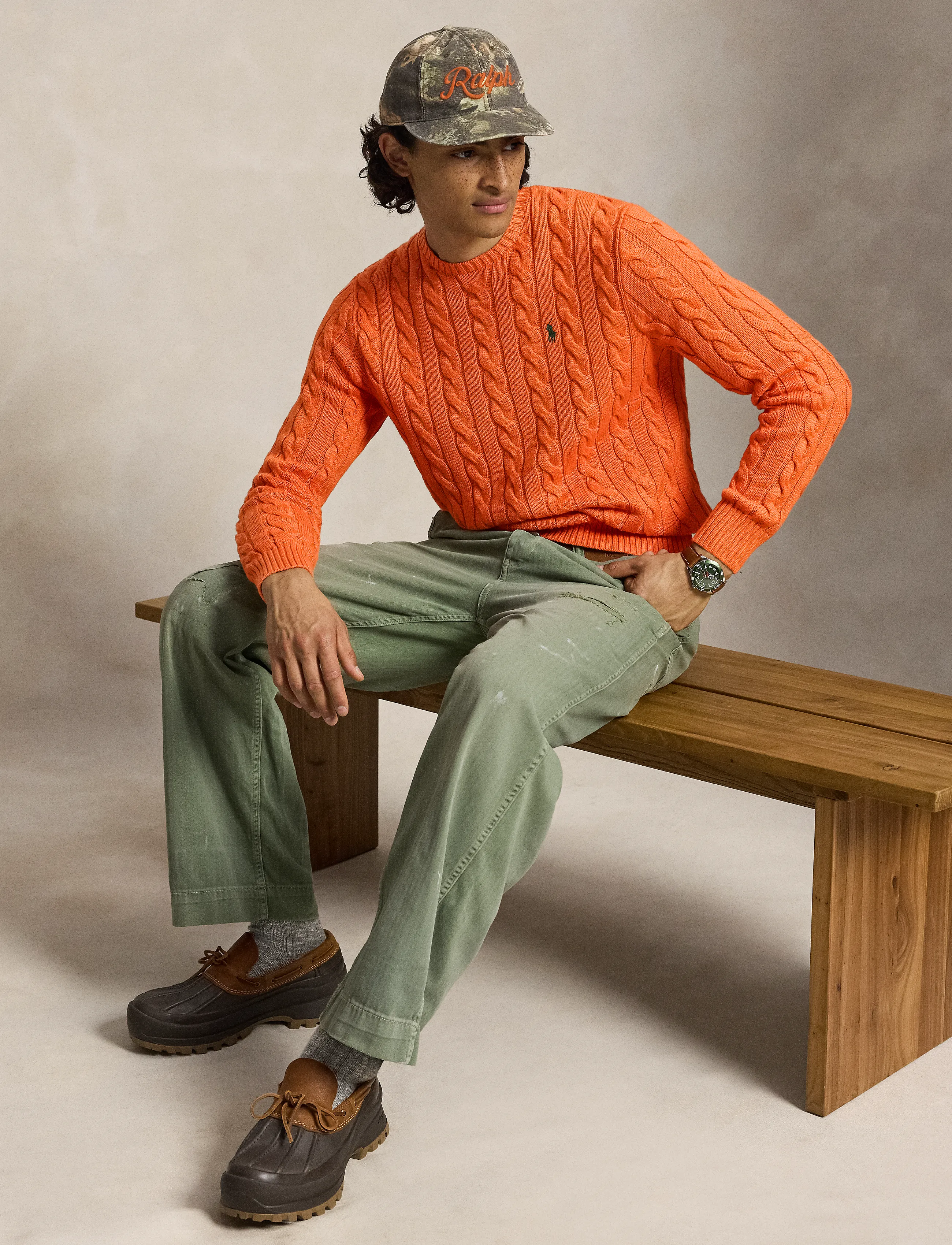 Polo Ralph Lauren Cable-Knit Cotton Sweater stickade tröjor herr – bild 9